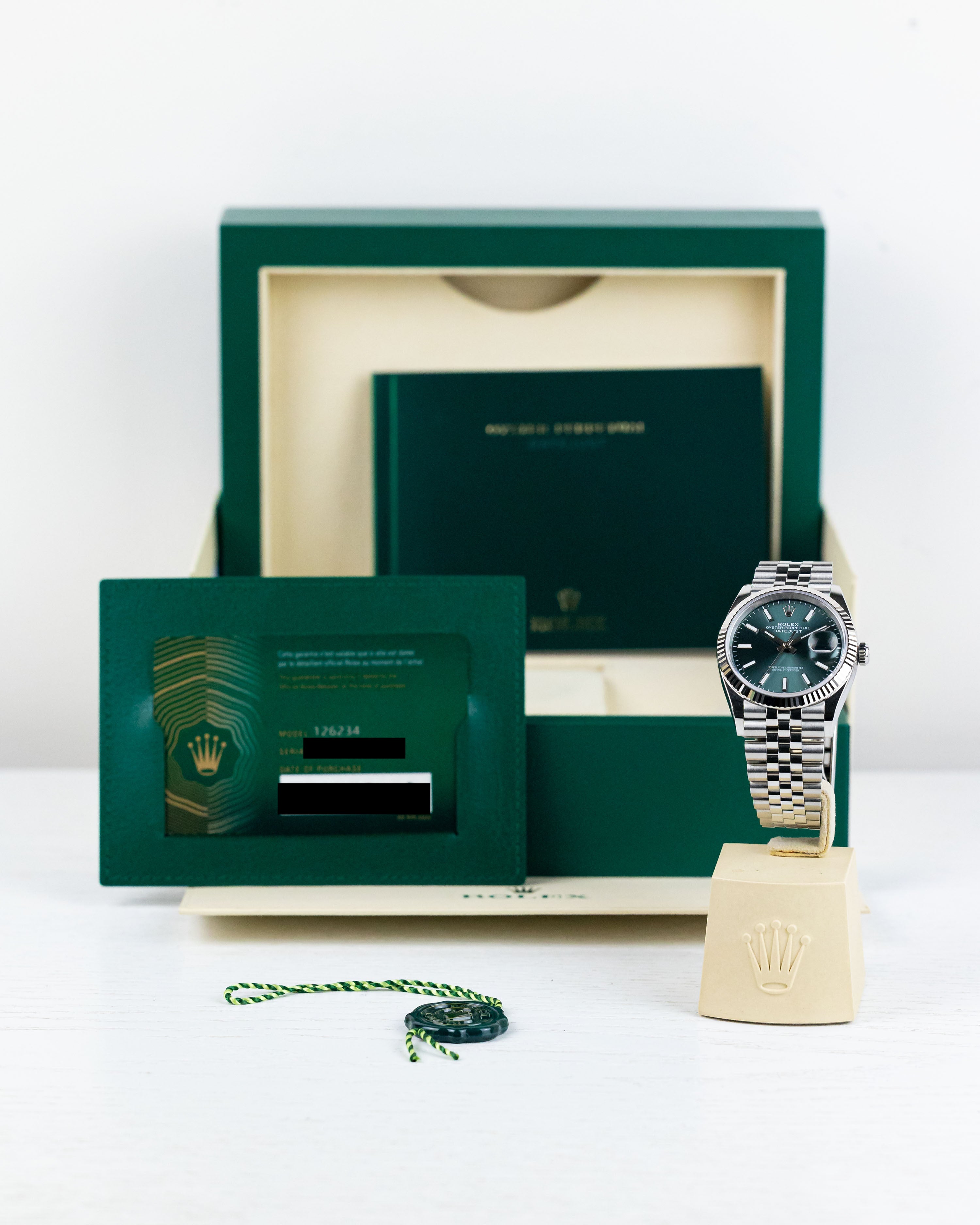 2023 Rolex Datejust 36 Mint Green Dial 126234