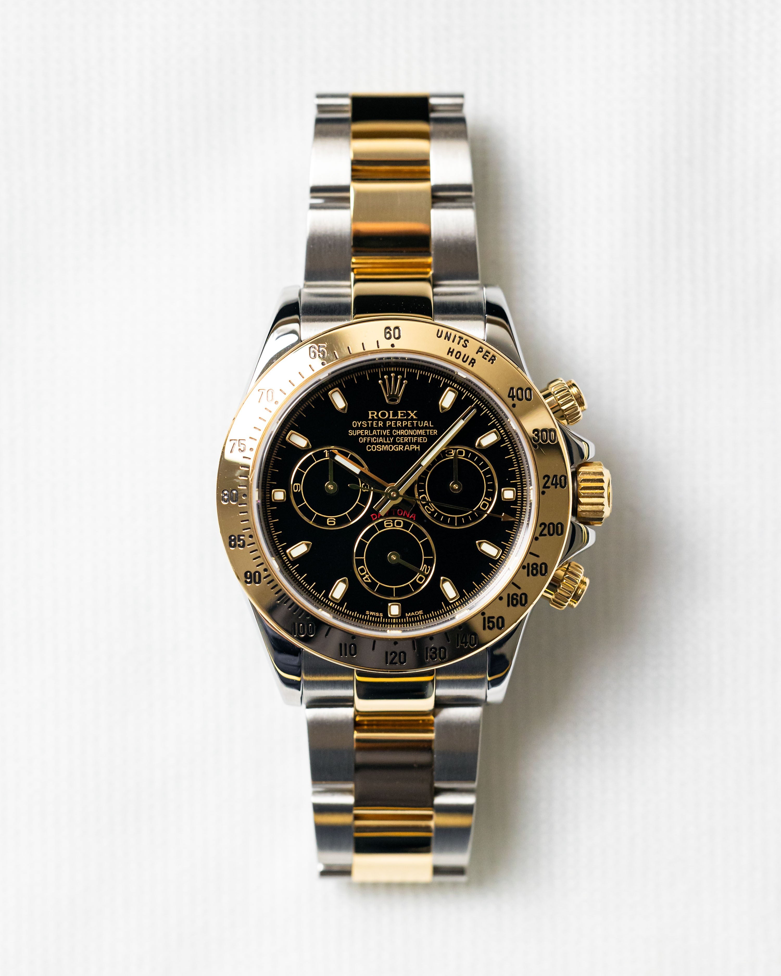 Rolex Daytona Two Tone Black Dial 40mm 116503-0004