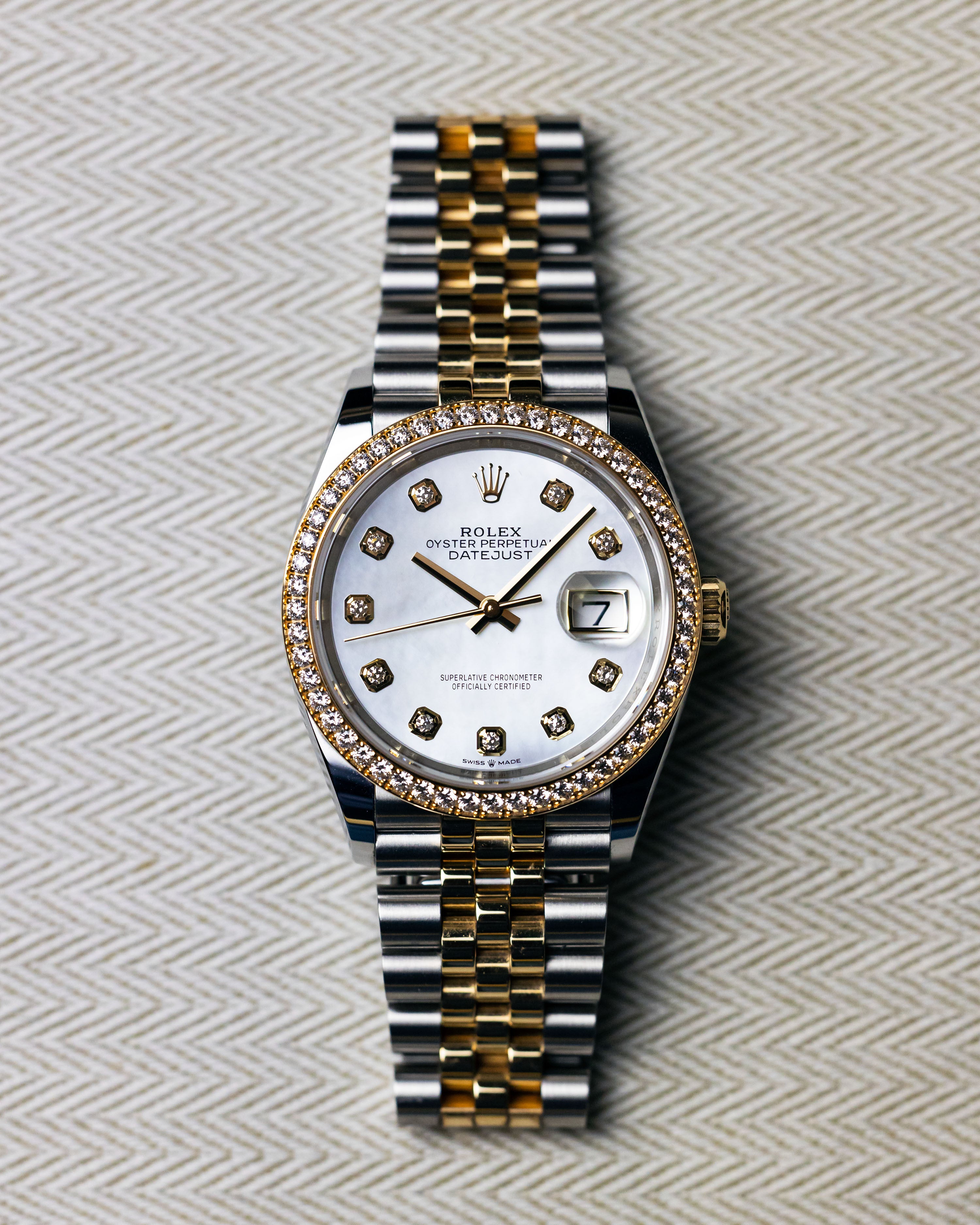 2022 Rolex Datejust 36 Two-tone MOP dial 126283RBR