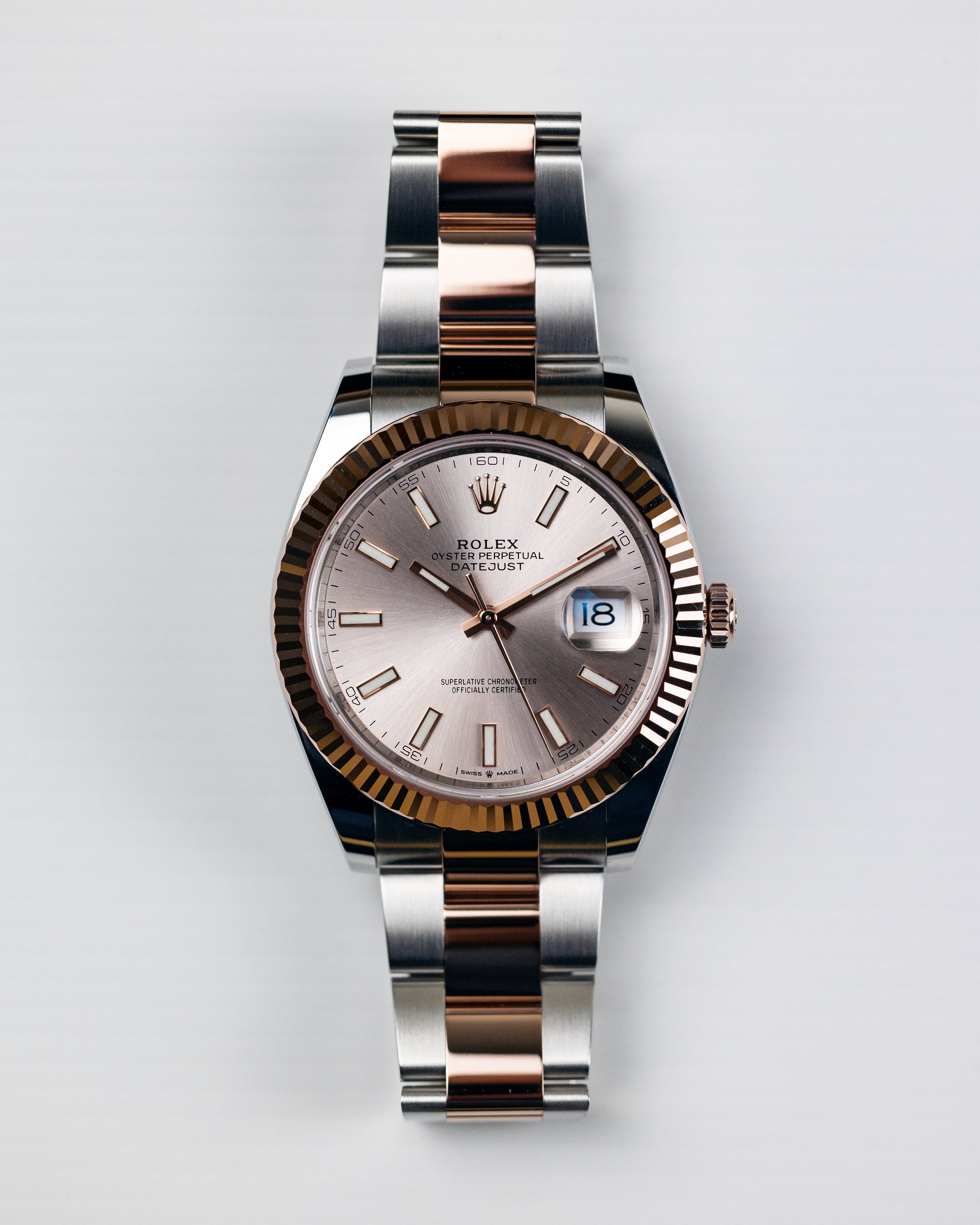Rolex Datejust 41 Rose Gold and Steel 126331