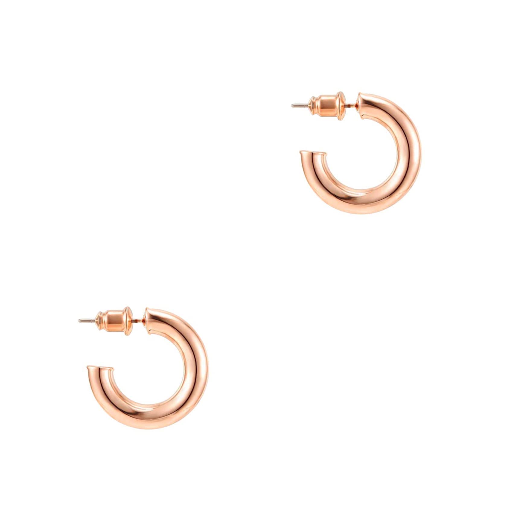 Jewelry earings14K Gold Plated Lightweight Chunky