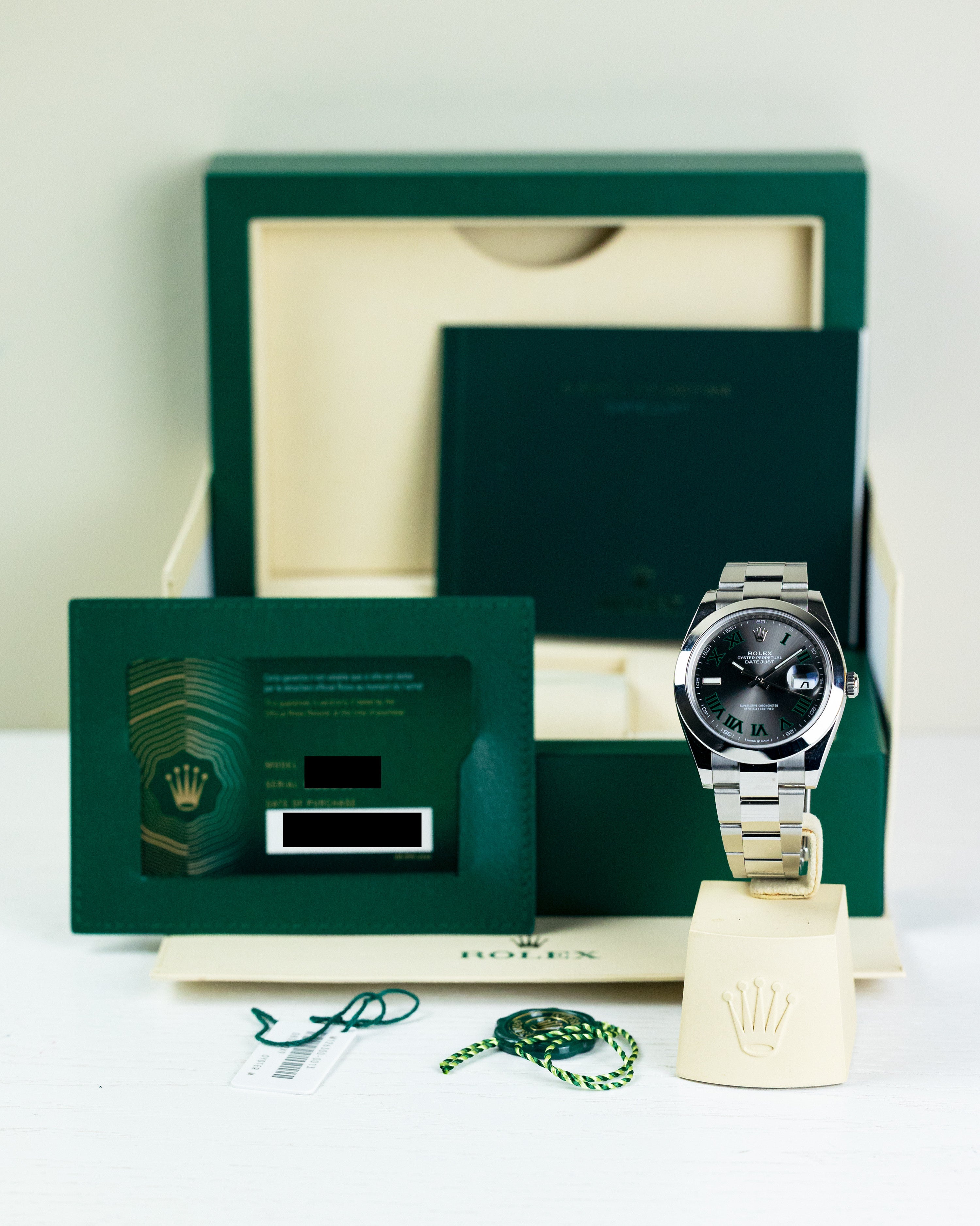 2021 Rolex Datejust 41 Wimbledon Dial 126300