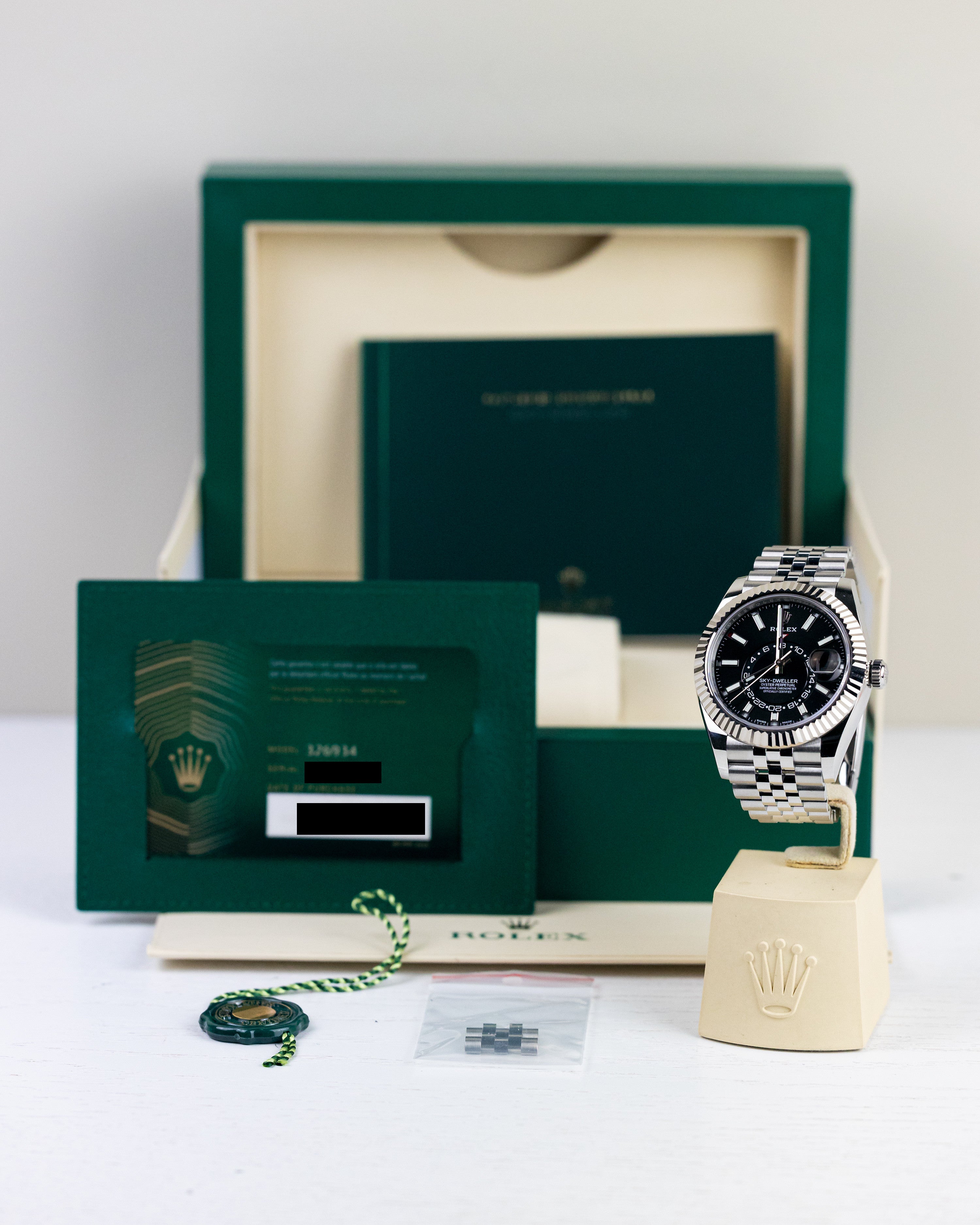 2022 Rolex Sky-Dweller Black Dial Jubilee Bracelet