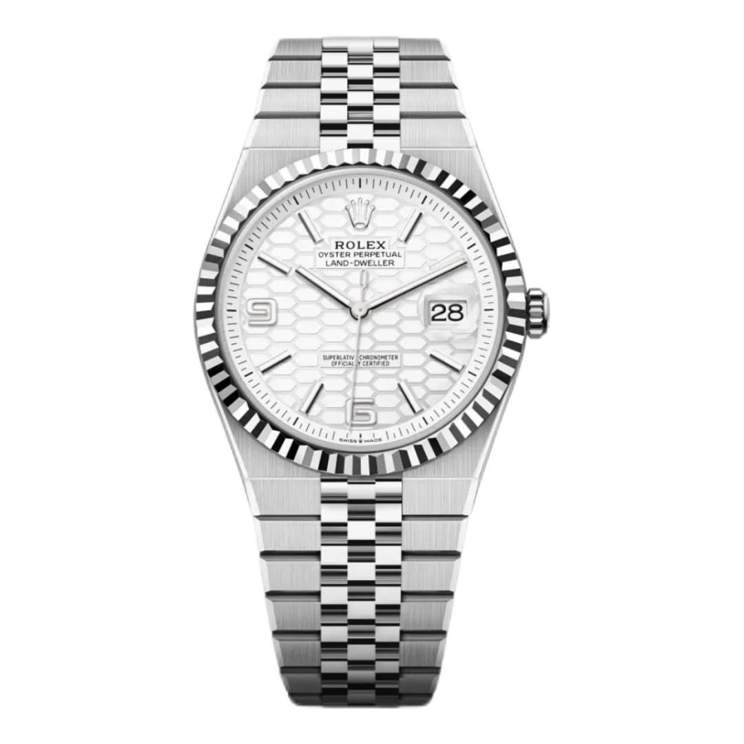 Rolex Land-Dweller 40 Oyster, 40 mm, Oystersteel and white gold M127334-0001
