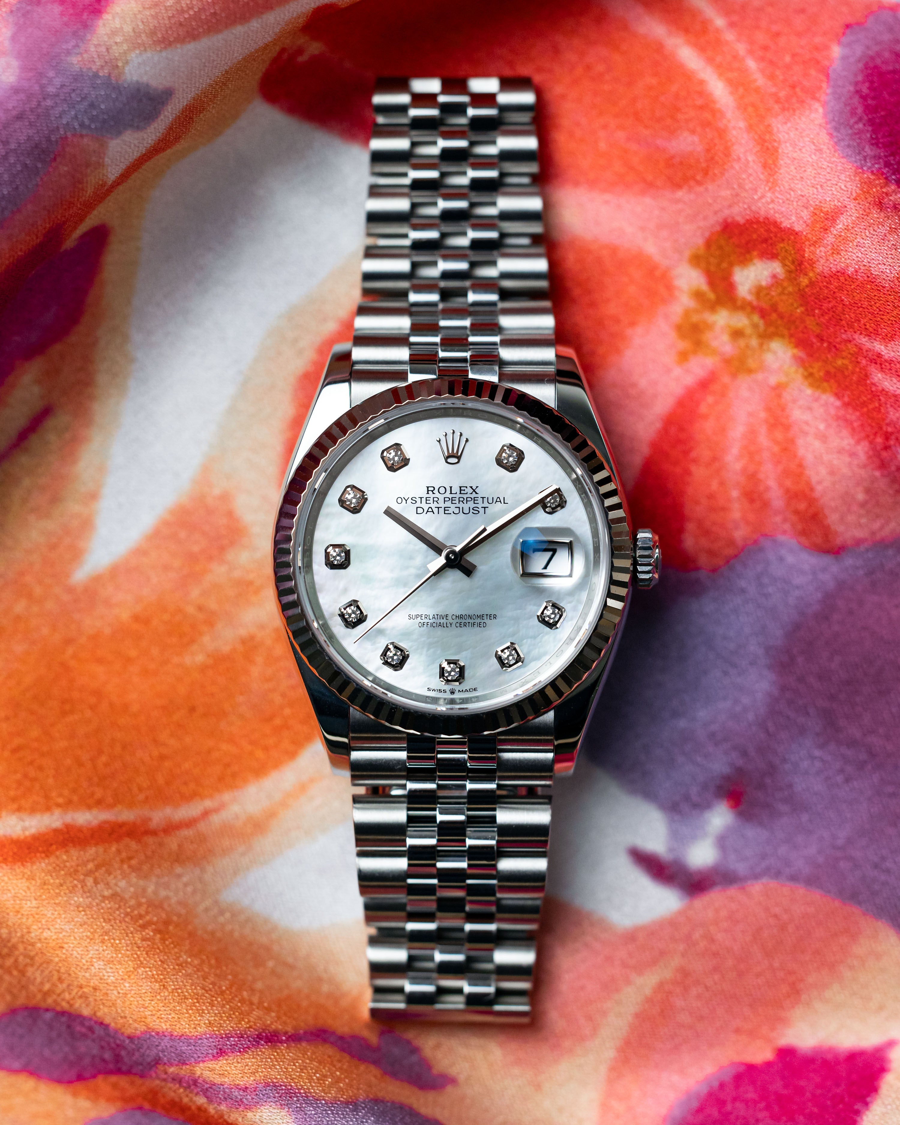 Rolex Datejust 36 MOP Diamond Dial 126234