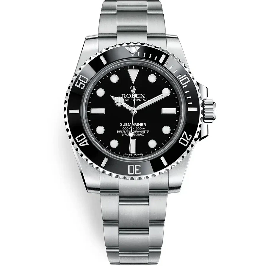 Rolex Submariner No Date Diver Watch Black Dial 40mm 114060-0002