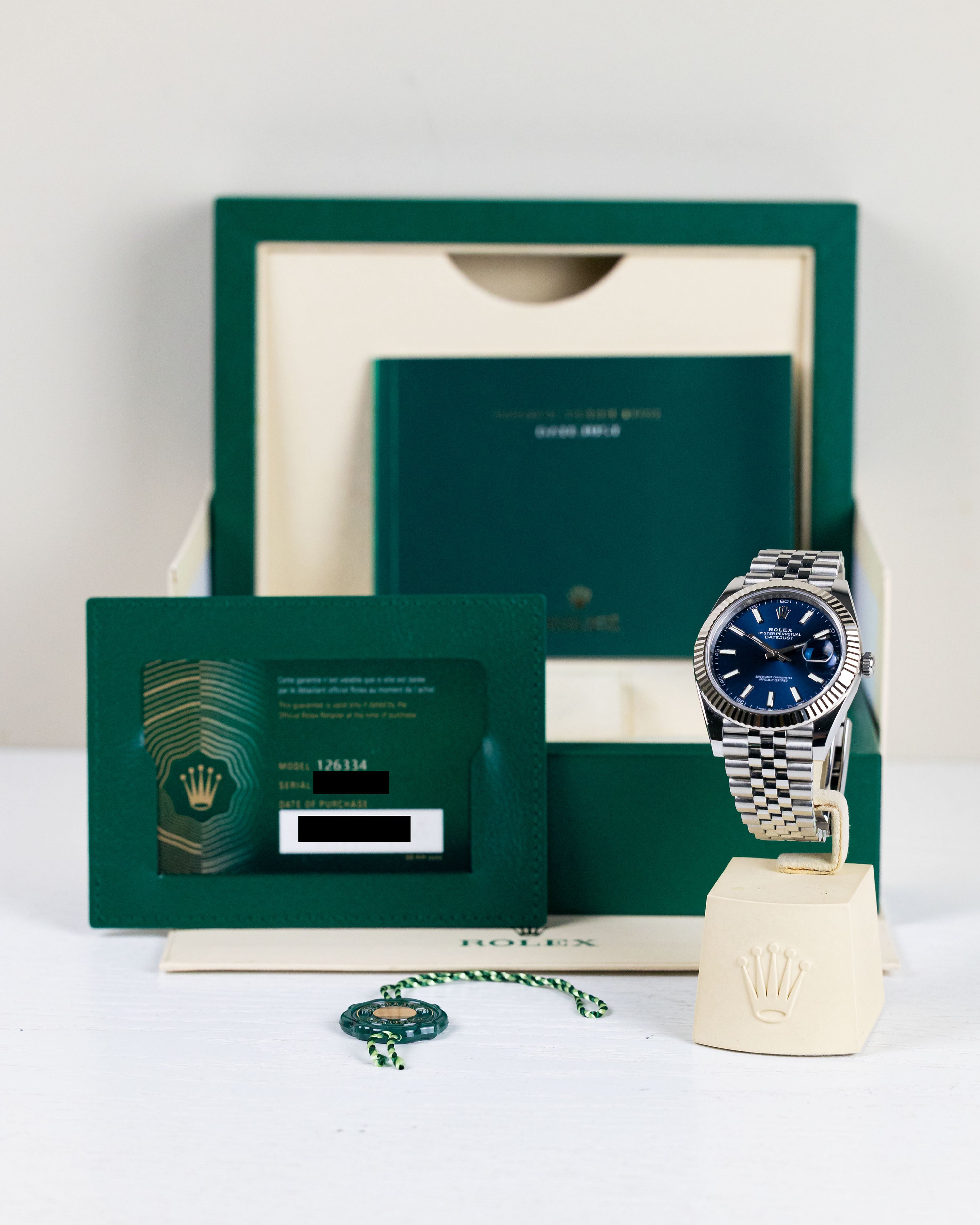 Rolex Datejust 41 Blue Dial Men's Watch 126334-0002