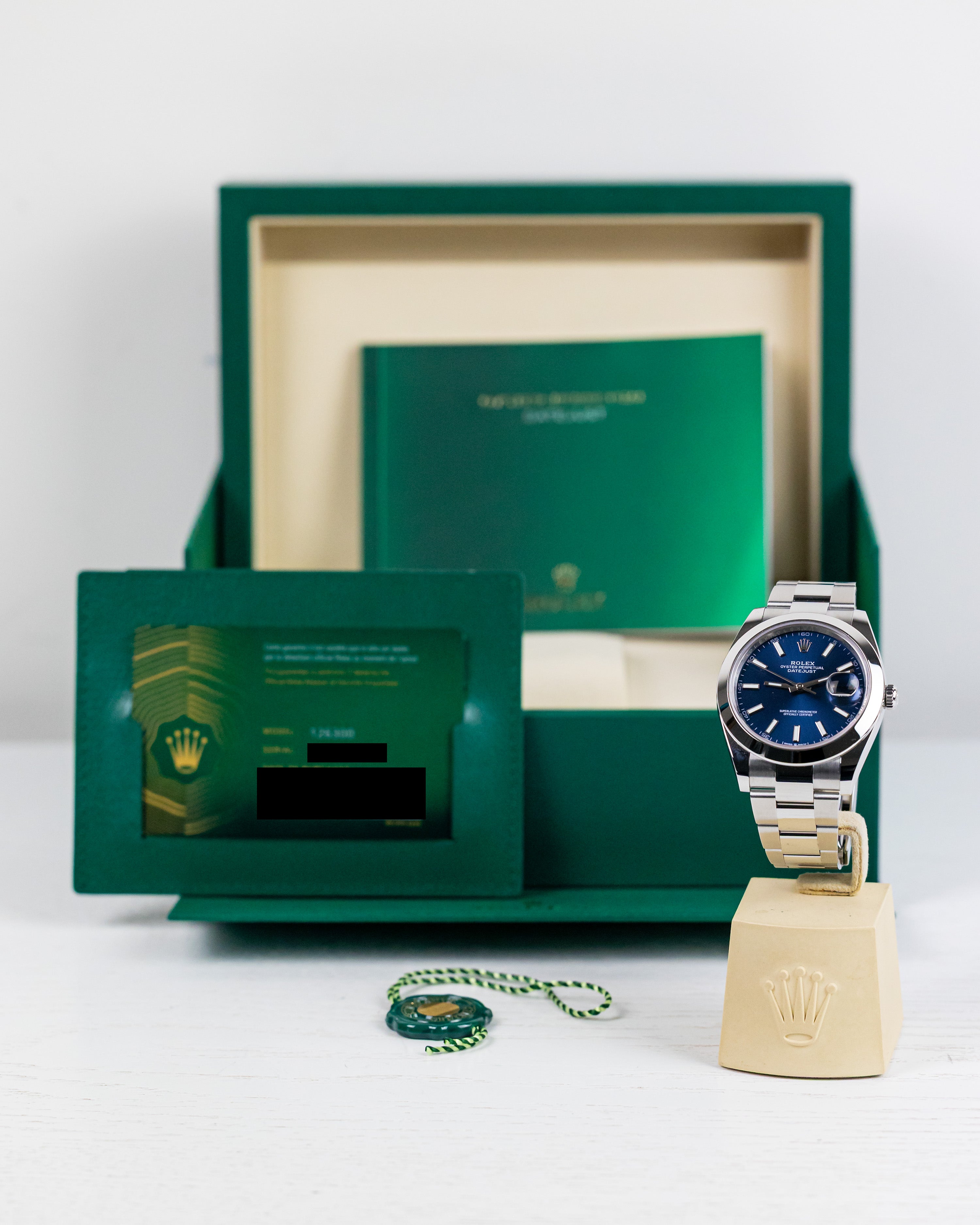 Rolex Datejust 41 Stainless Steel Blue Dial Men's Watch M126300-0001