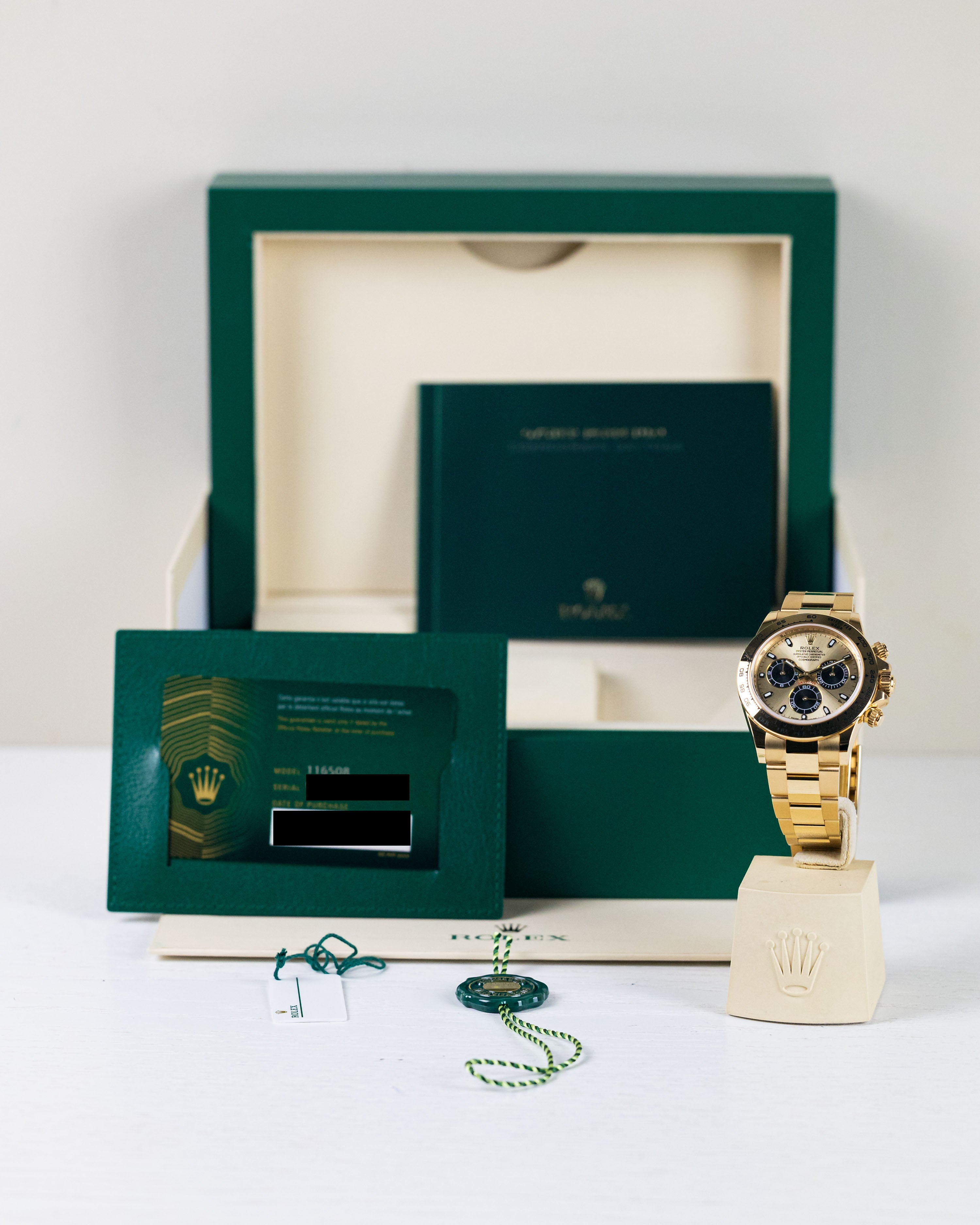 Rolex Daytona yellow gold with matching gold dial 116508