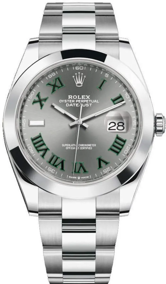 Rolex Datejust 41 Stainless Steel Slate Men's Watch M126300-0013