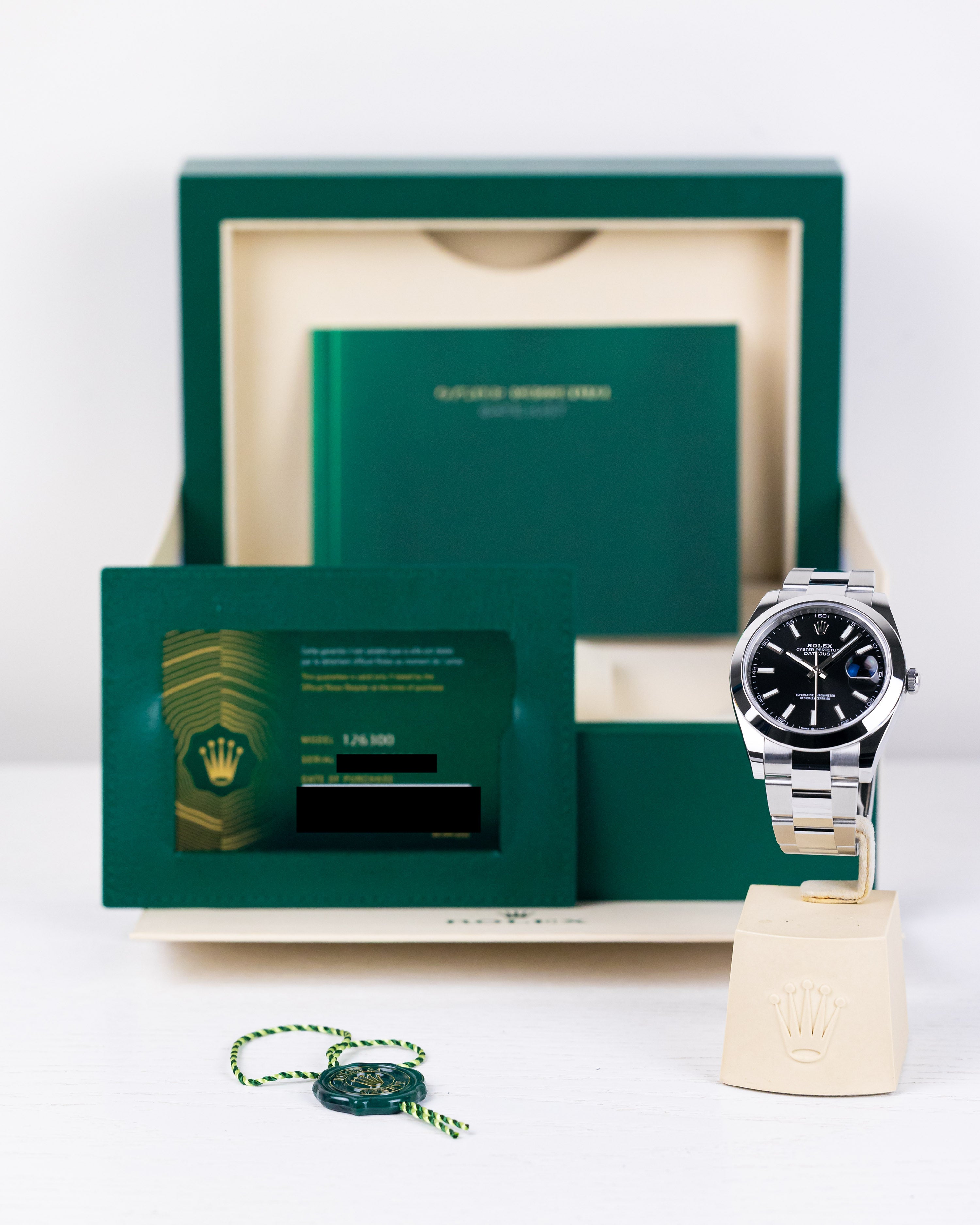 Rolex Datejust 41 Stainless Steel Black Dial Men's Watch M126300-0011