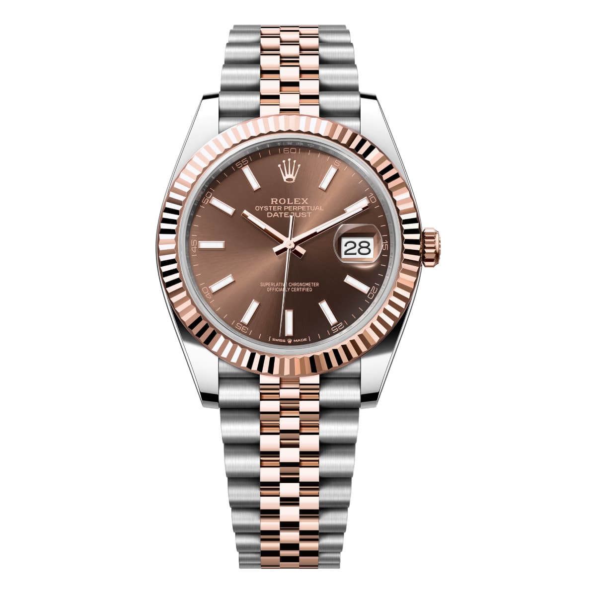 Datejust 41 Oyster, 41 mm, Oystersteel and Everose gold Reference 126331