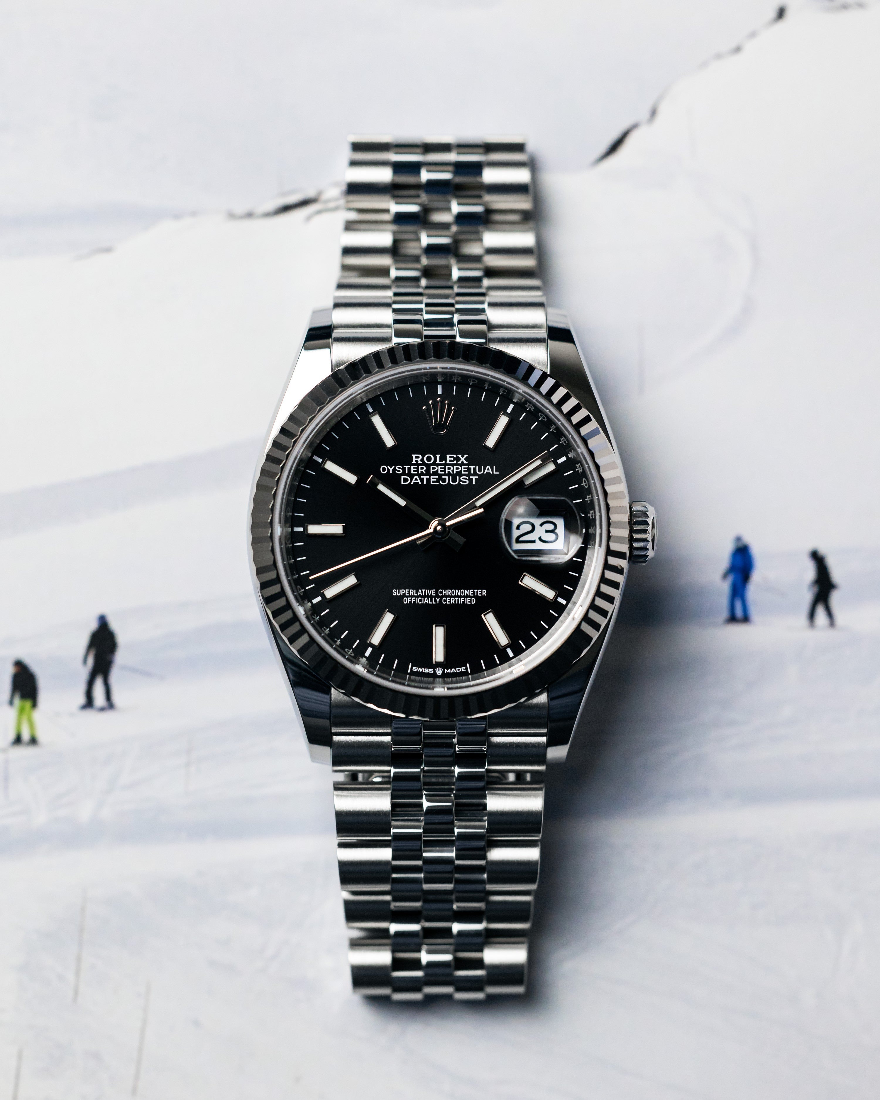 Rolex Datejust 36 Black Dial Jubilee Bracelet 126234-0015