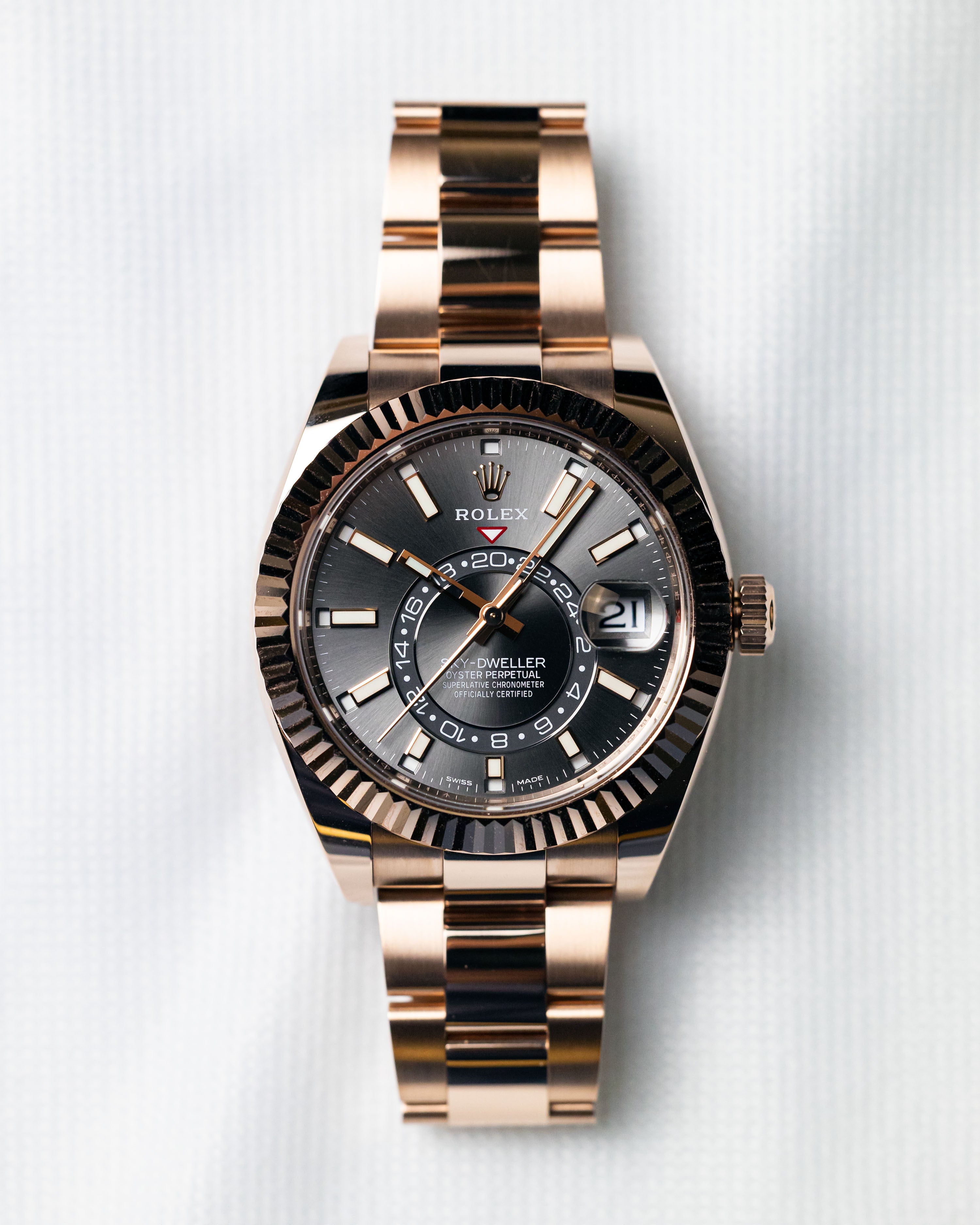 2023 Rolex Sky-Dweller RG Slate Dial