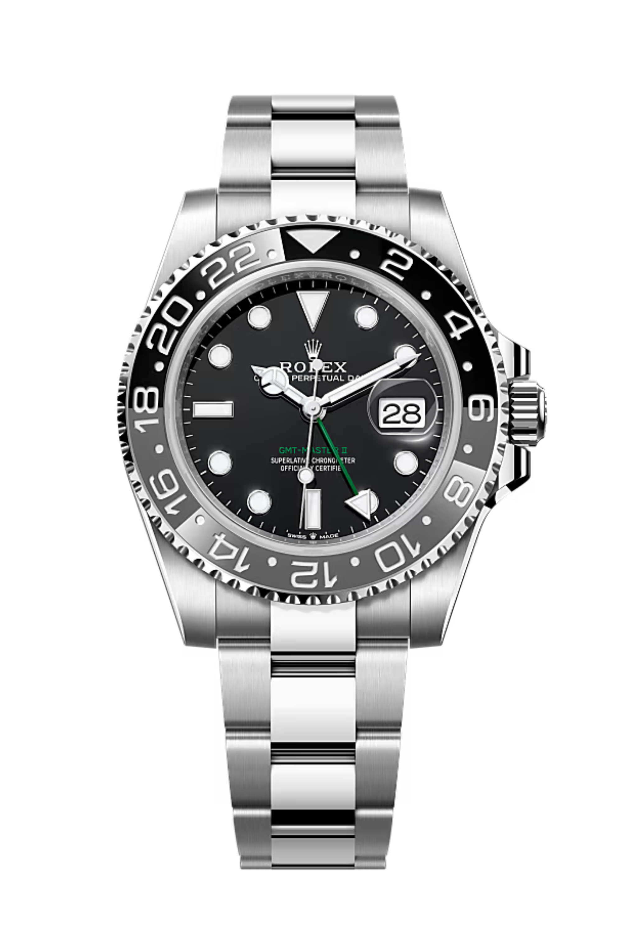 Rolex GMT Master ll Automatic Black Dial Steel Men's Watch M126710GRNR-0004