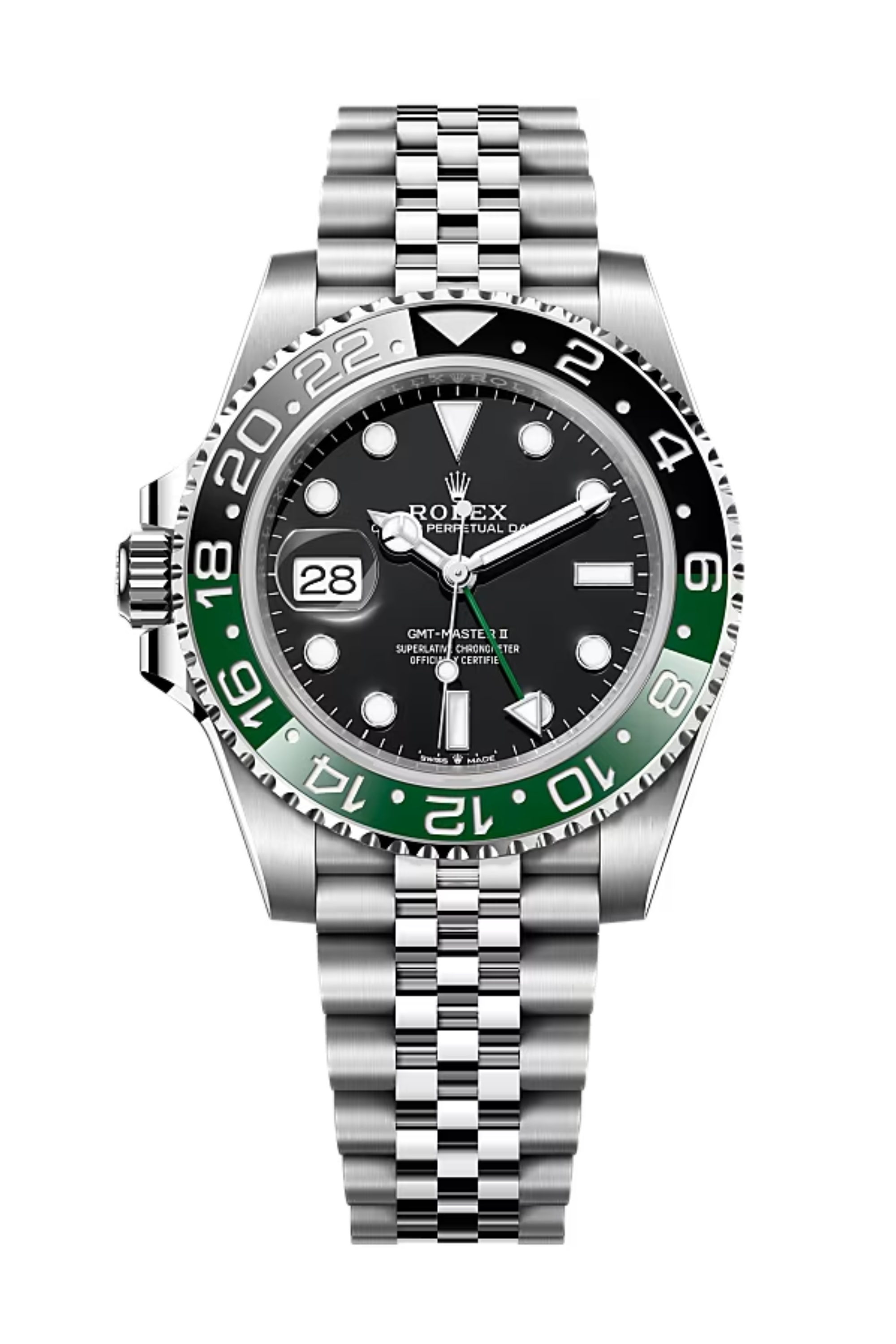 Rolex GMT Master ll Sprite Lefty Jubilee Bracelet Men's Watch M126720VTNR-0002