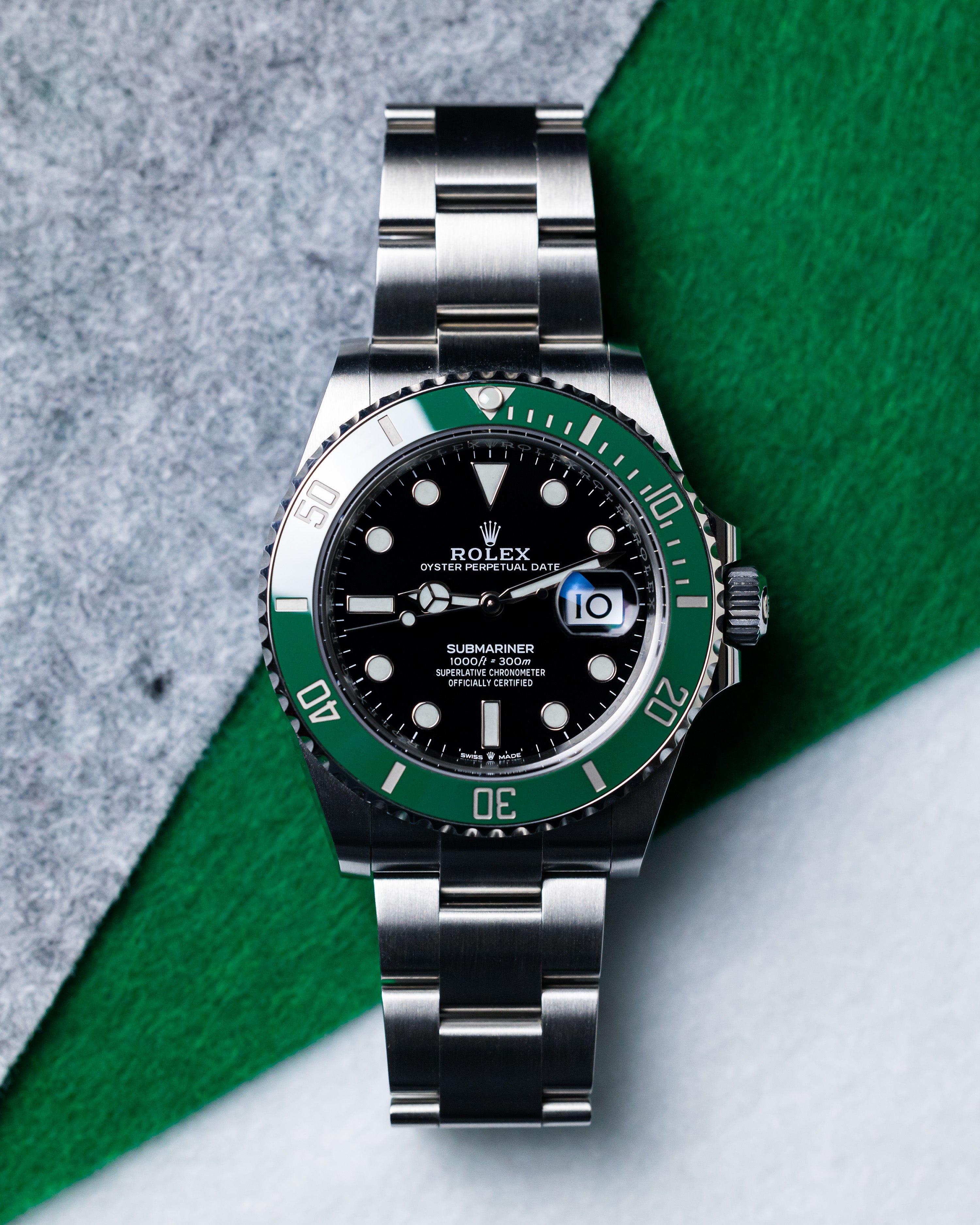Rolex Submariner 41mm Green Kermit/Starbucks