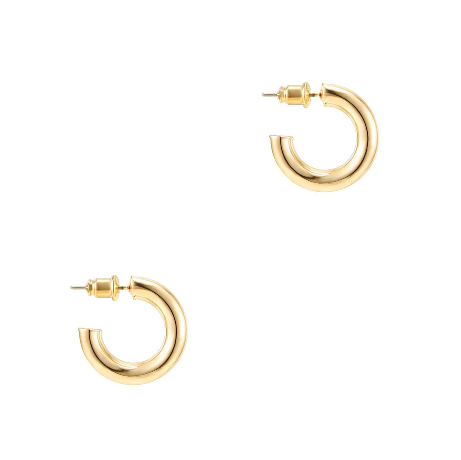 Jewelry earings14K Gold Plated Lightweight Chunky