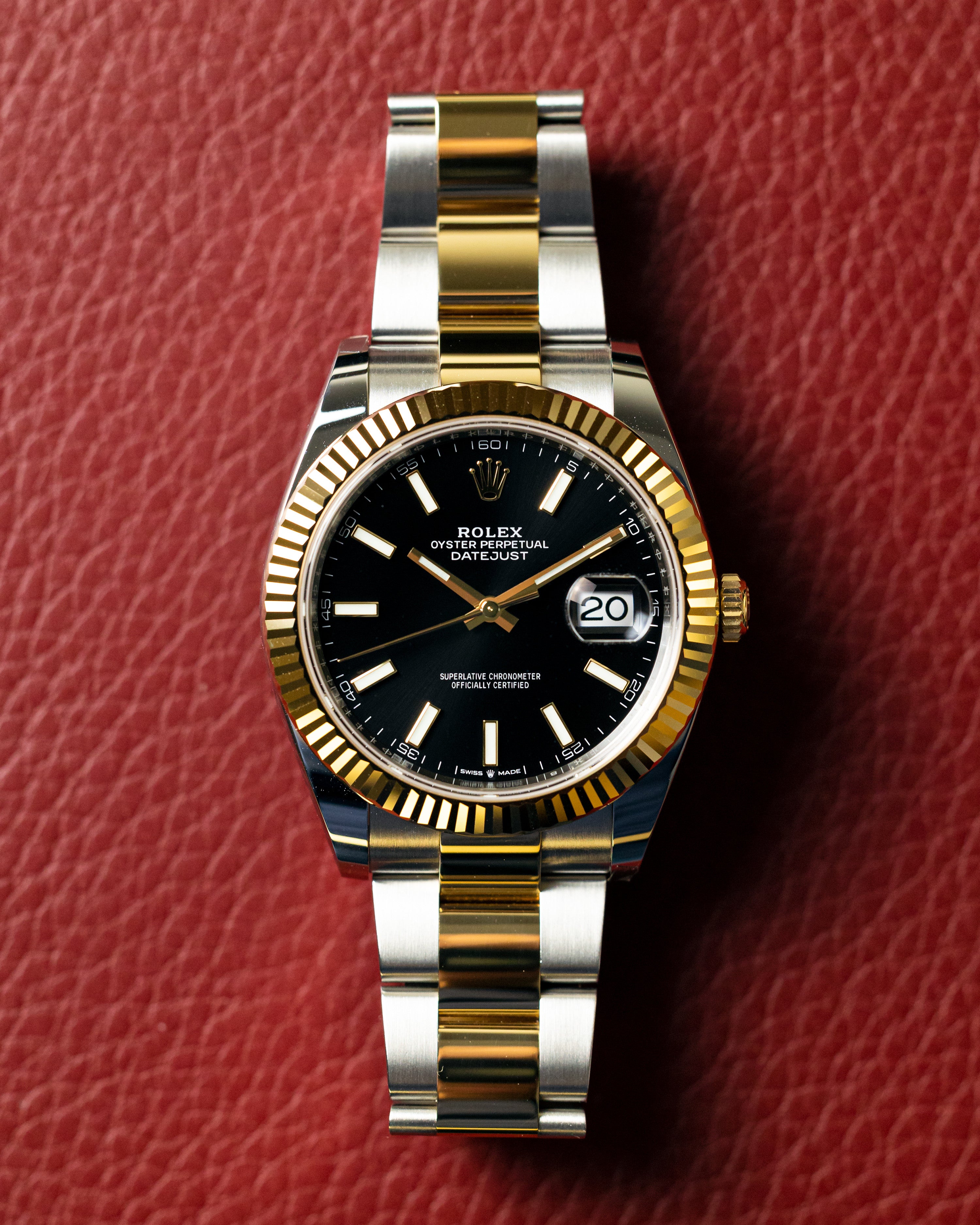 2022 Rolex Datejust 41 Two-Tone, Yellow Gold & Steel 126333