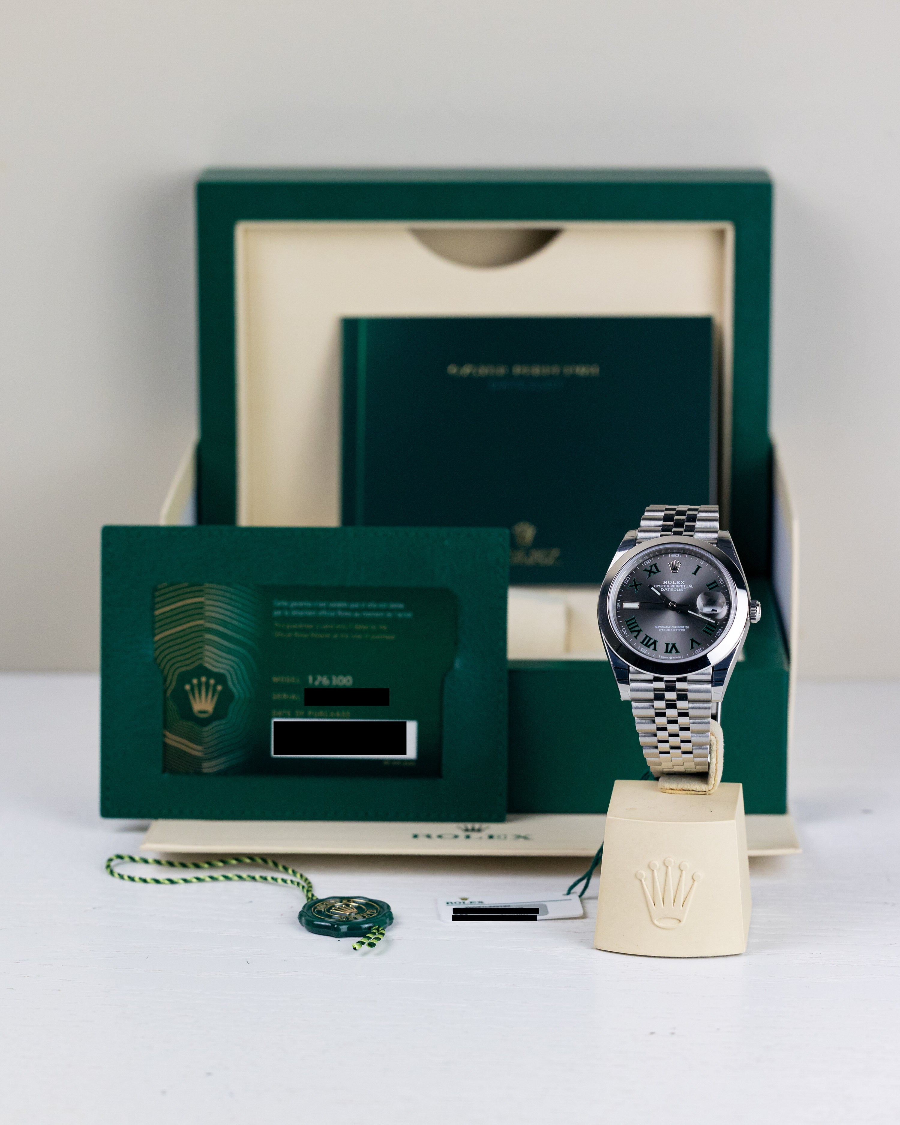 Rolex Datejust 41 Wimbledon Dial 126300