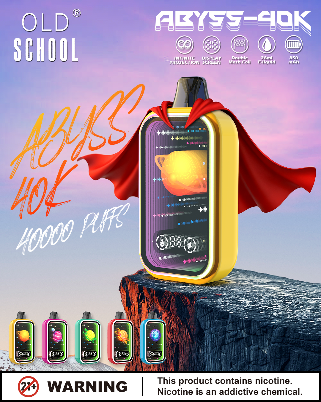 OLD SCHOOL ABYSS 40K（Recommended mixed flavors） - oldschoolde