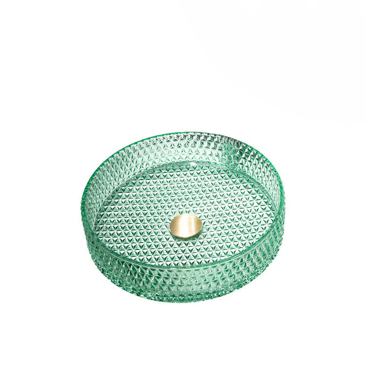 MintGlow Glass Basin