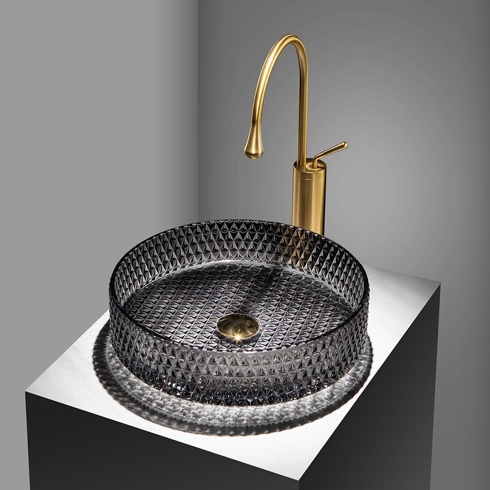 NoirLux Glass Basin