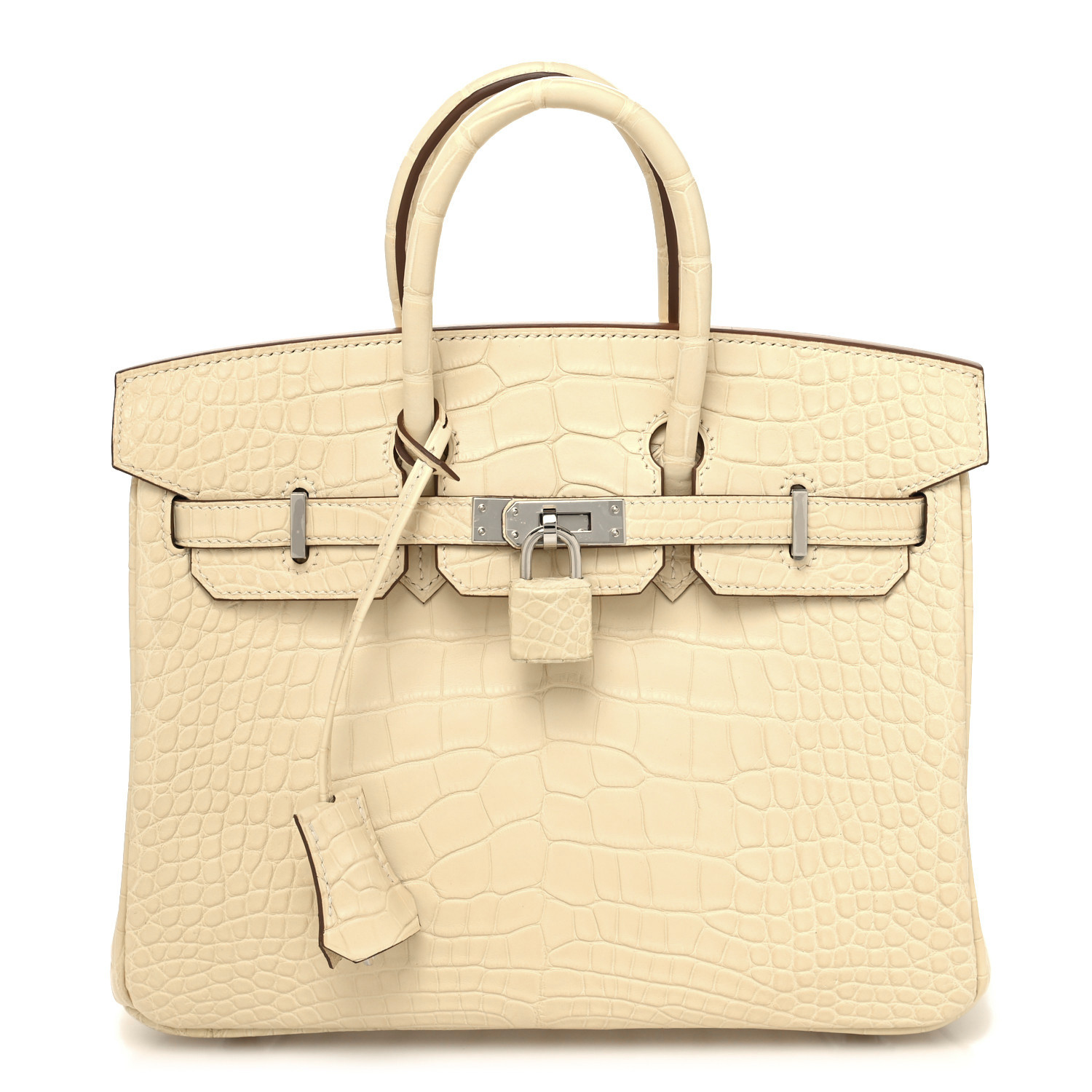 Hermès Birkin 25 — Alligator Vanille Mat - luxuryevafr