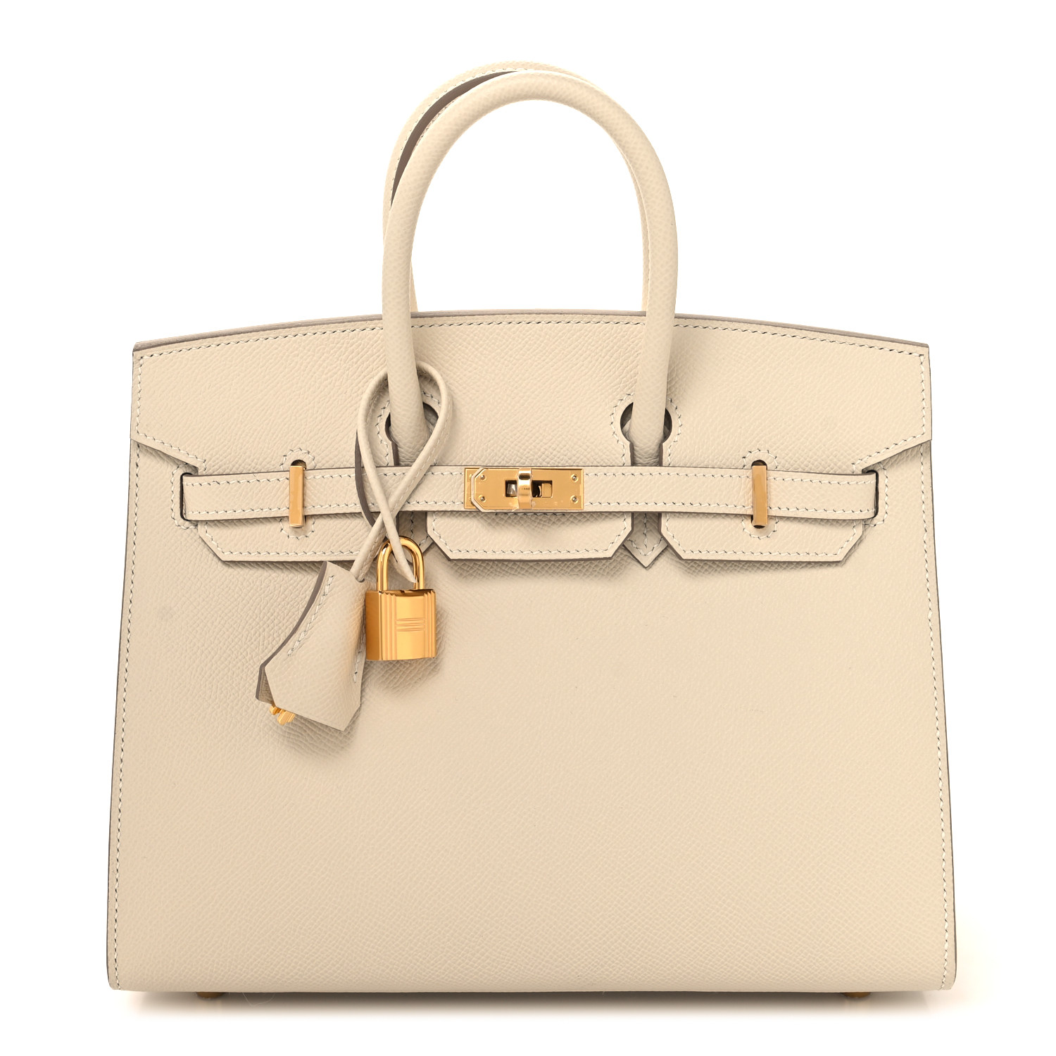 Epsom Birkin Sellier 25 Craie - luxuryevafr