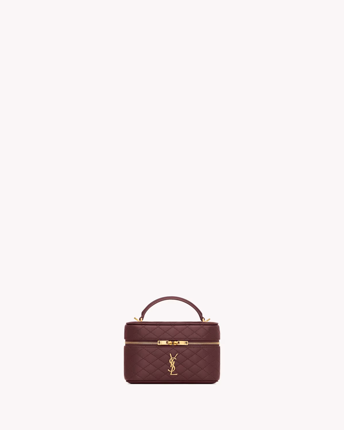 YSL GABY vanity bag in lambskin-ROUGE CABERNET - luxuryevafr
