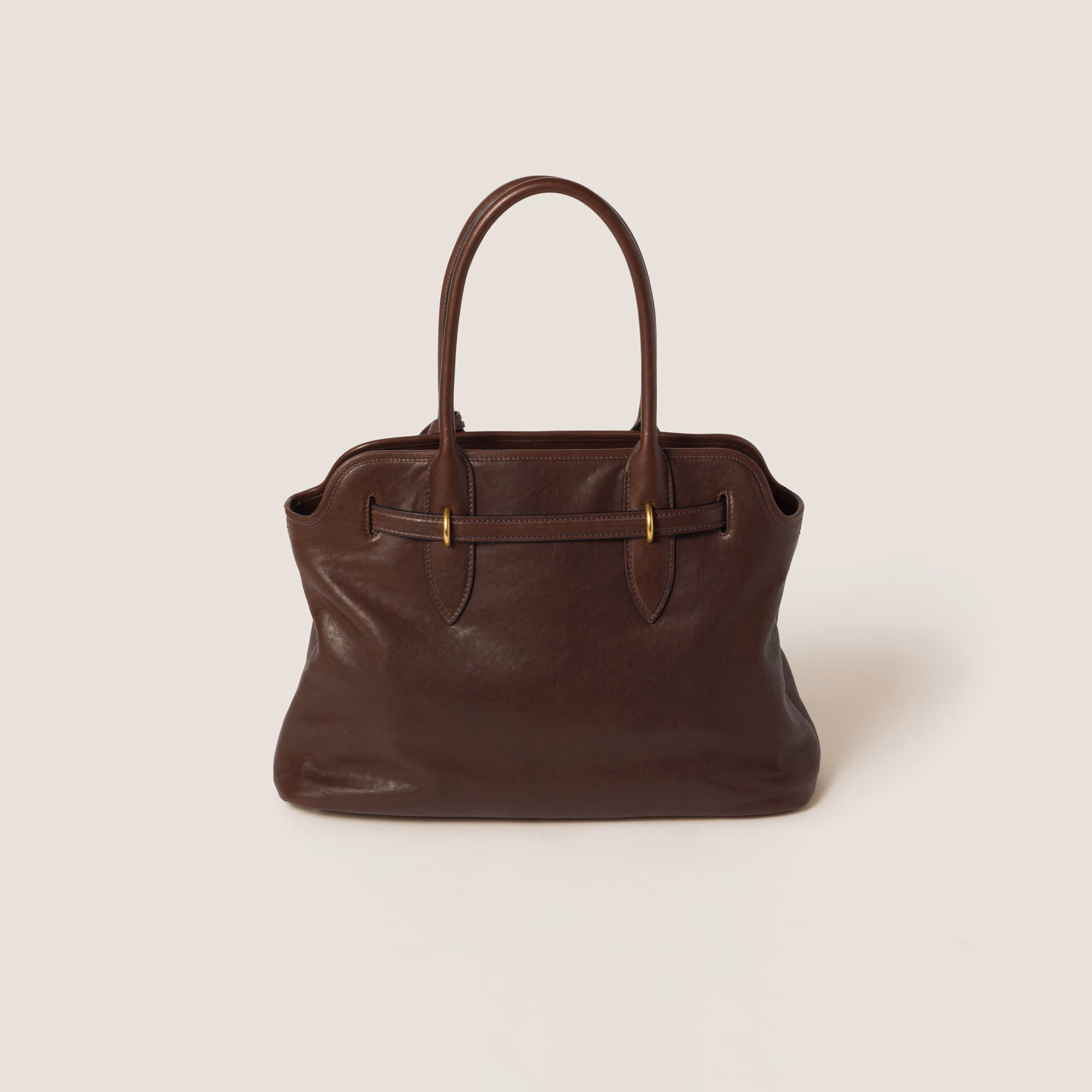 Sac Miu Miu Adventure Cuir Nappa Luxueux Briarwood - luxuryevafr