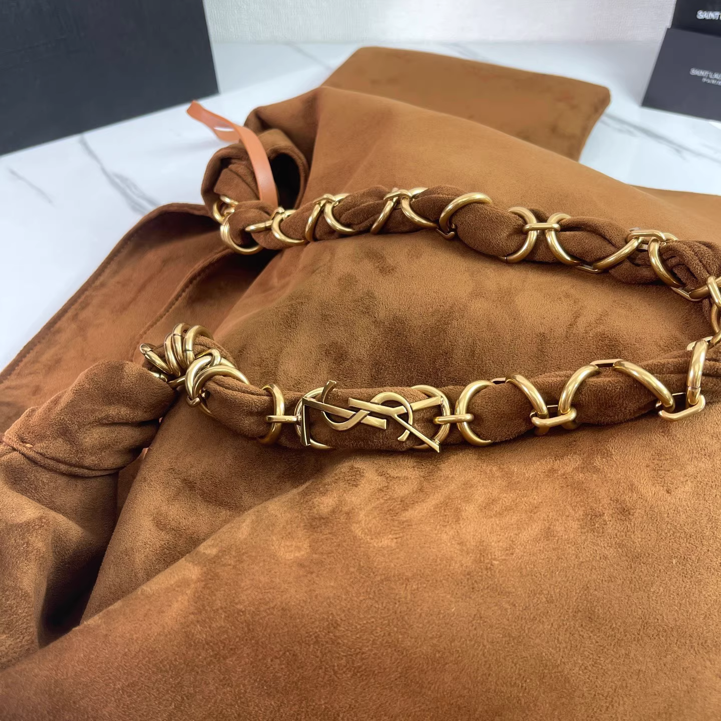 YSL AMALIA en daim - luxuryevafr