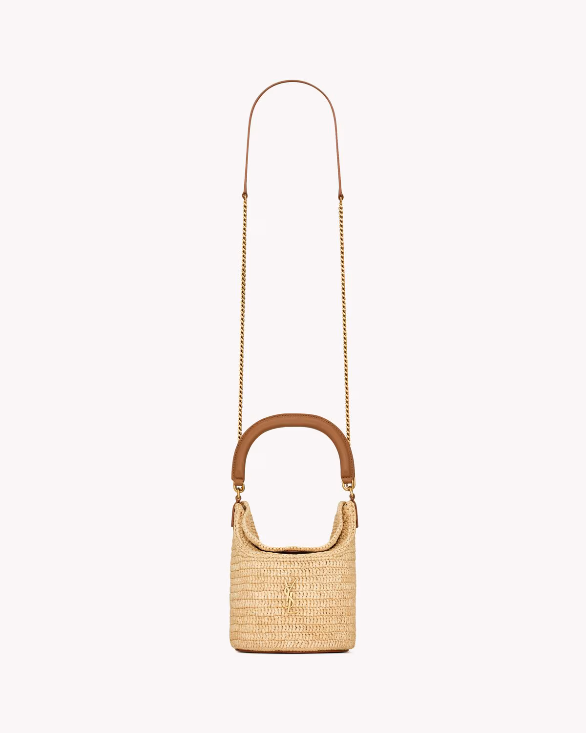 Sac seau YSL GABY en raphia - luxuryevafr