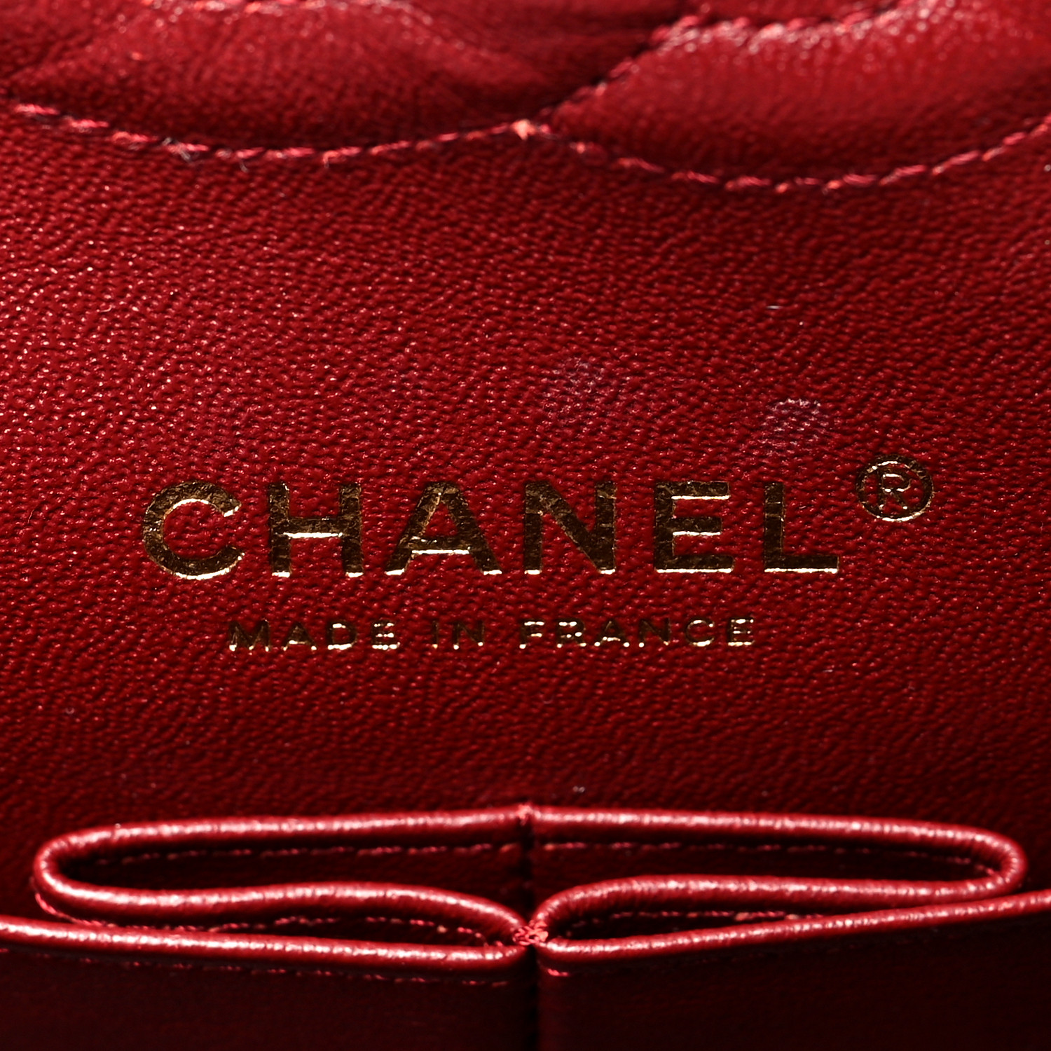 Caviar Quilted Medium Double Flap Rouge - luxuryevafr