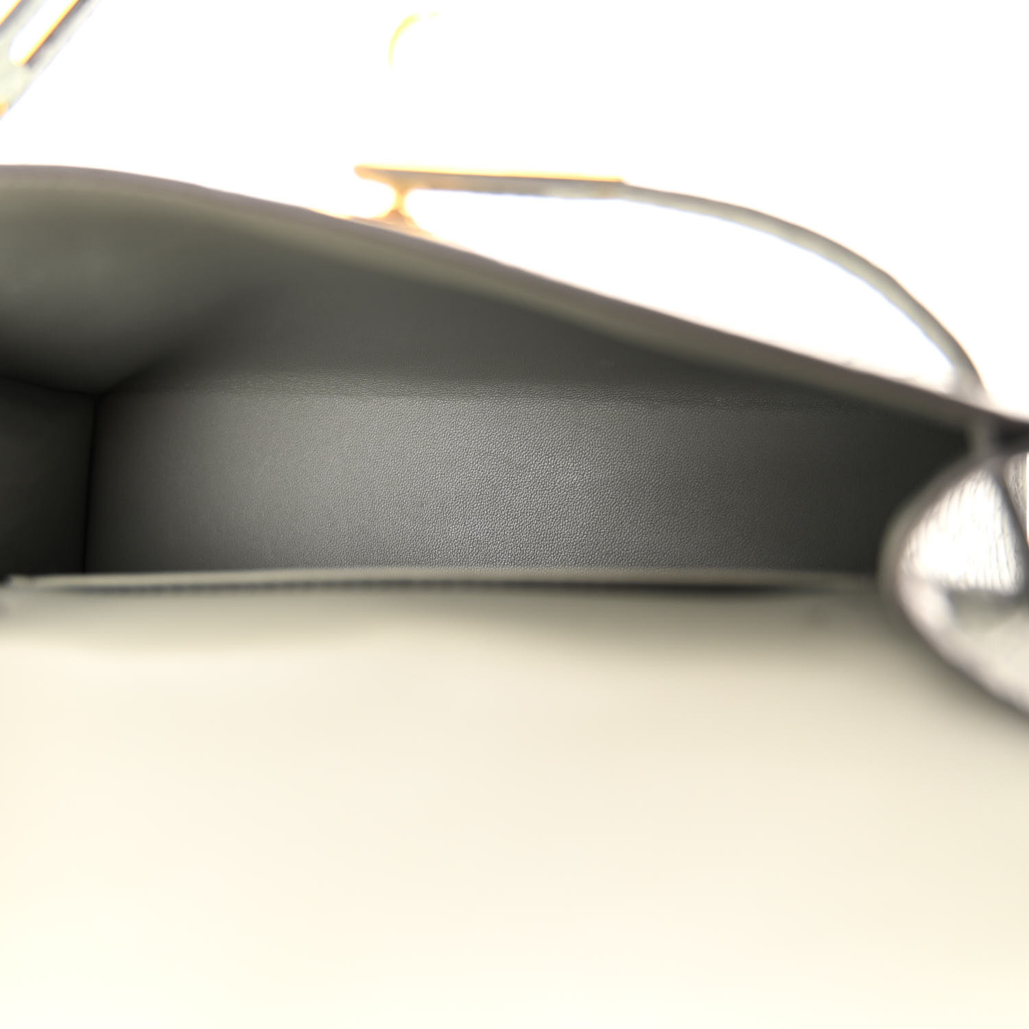 Matte Alligator Mini Kelly Sellier 20 Gris Ciment - luxuryevafr