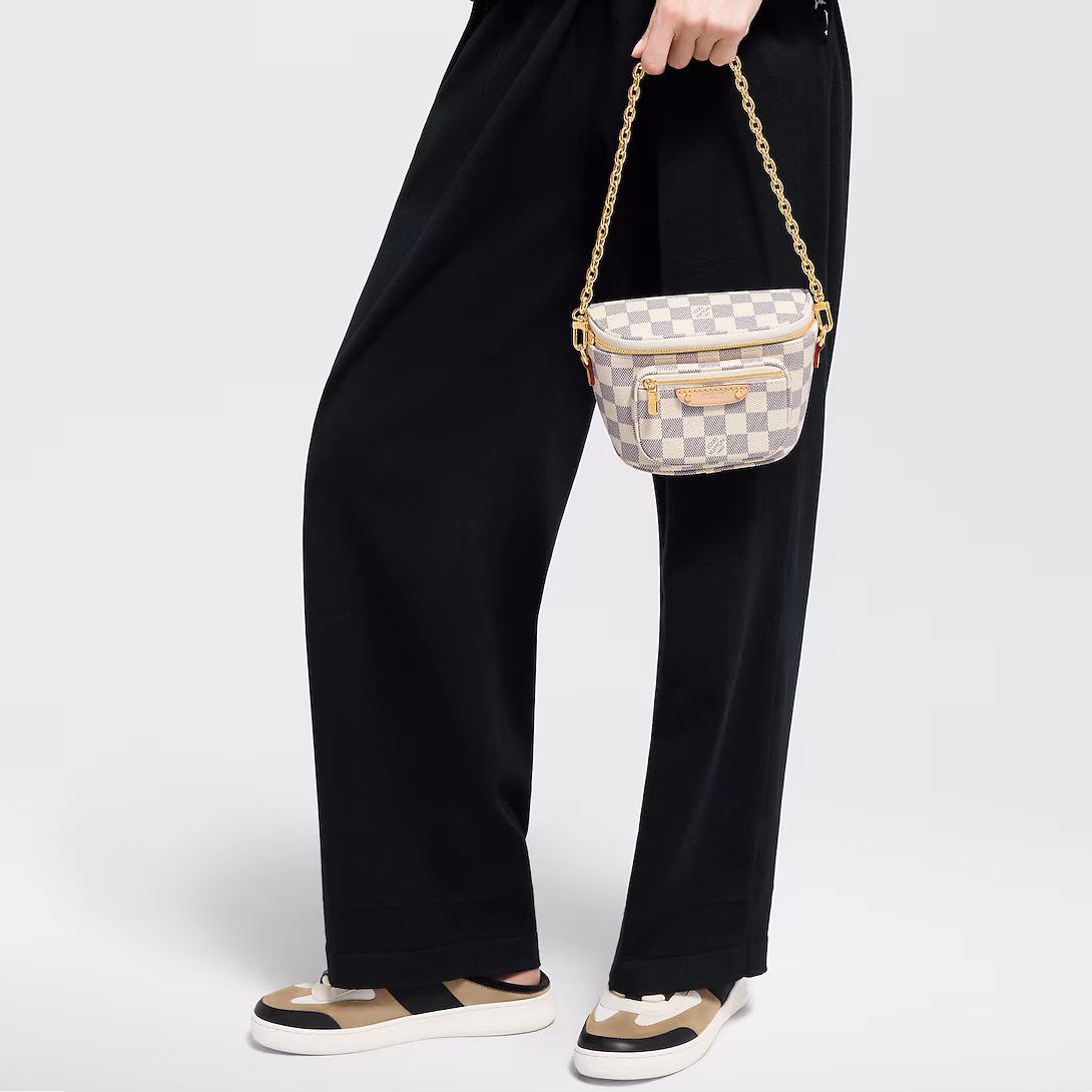 LV Mini Bumbag N00130-Damier Azur - luxuryevafr