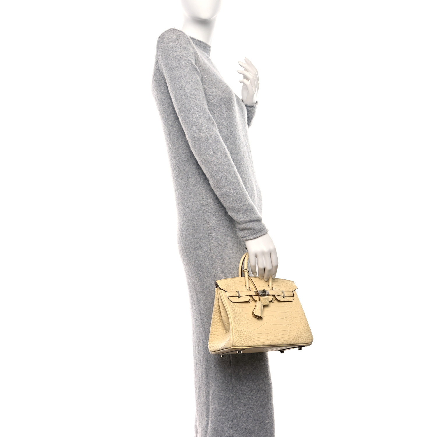 Hermès Birkin 25 — Alligator Vanille Mat - luxuryevafr