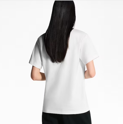 T-shirt LV-1AHISY avec timbre de voyage à Paris - luxuryevafr