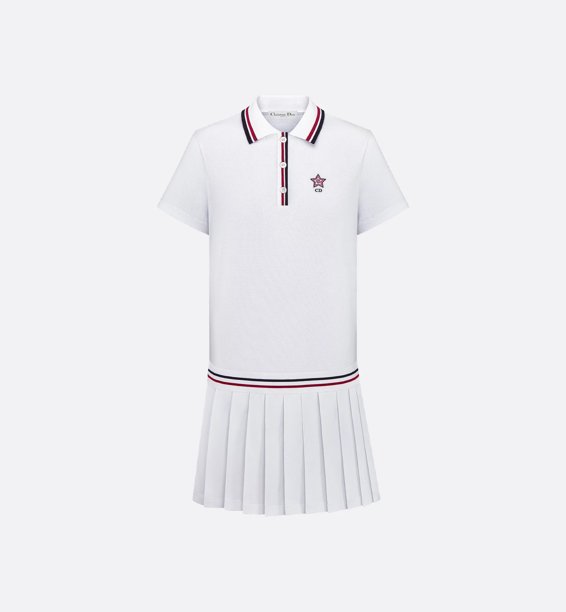 Robe polo courte plissée Dior Vibe - luxuryevafr