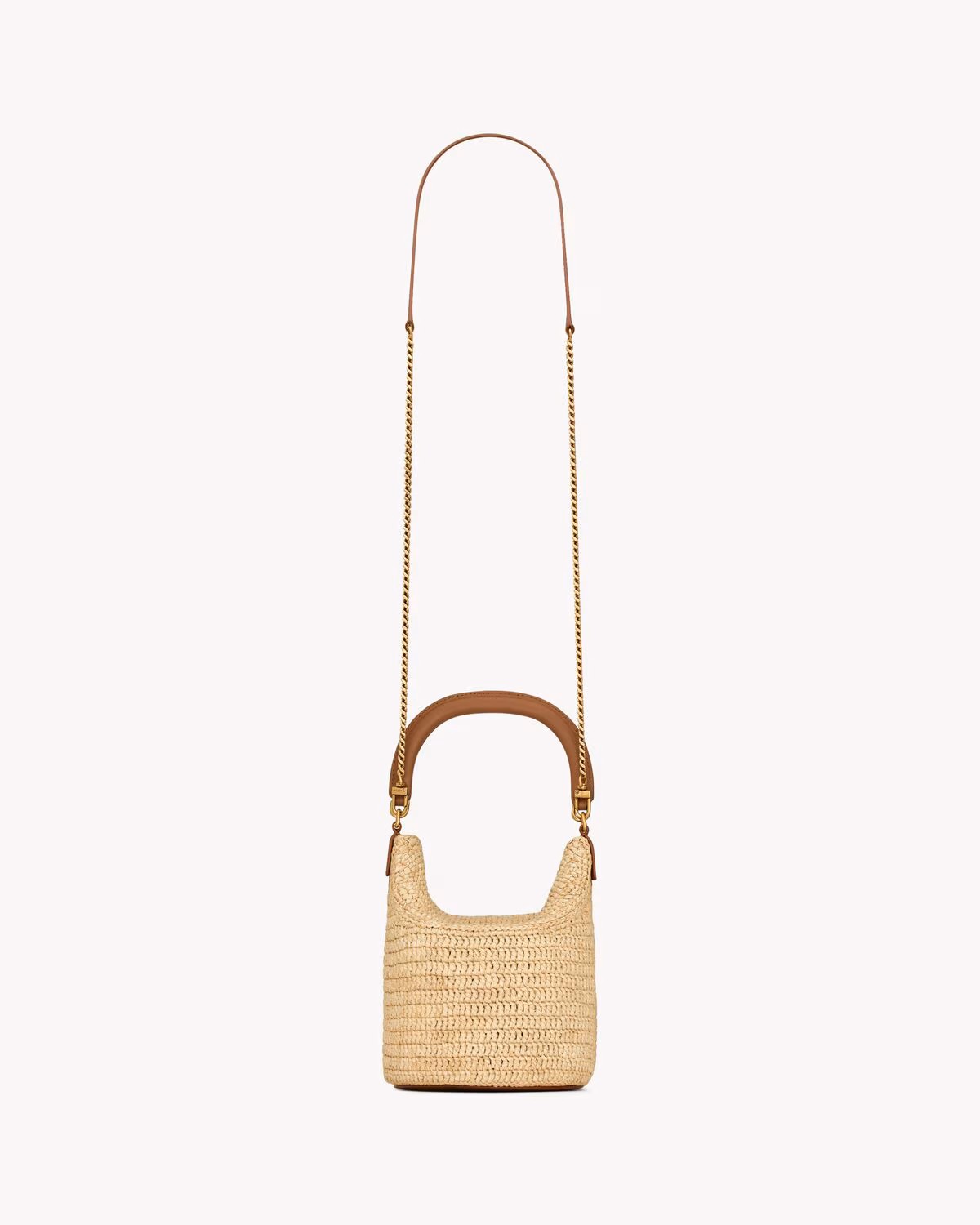 Sac seau YSL GABY en raphia - luxuryevafr