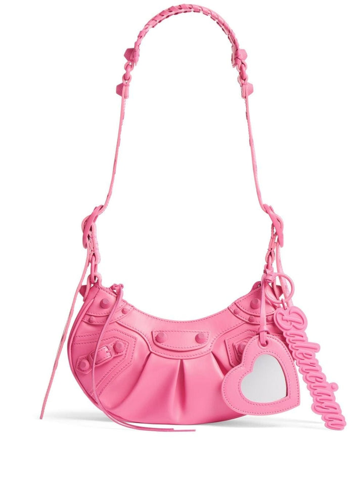Sac Balenciaga en cuir rose bonbon Faible stock - luxuryevafr