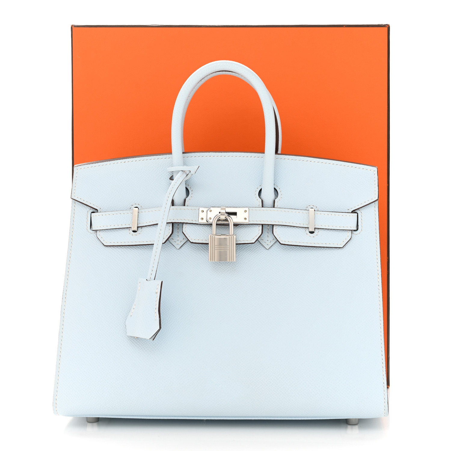 Epsom Birkin Sellier 25 Bleu Brume - luxuryevafr