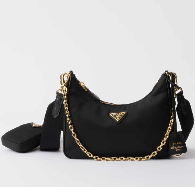 Sacs et portefeuilles Prada à prix abordables | Saffiano, Re-Nylon, logo triangulaire - luxuryevafr