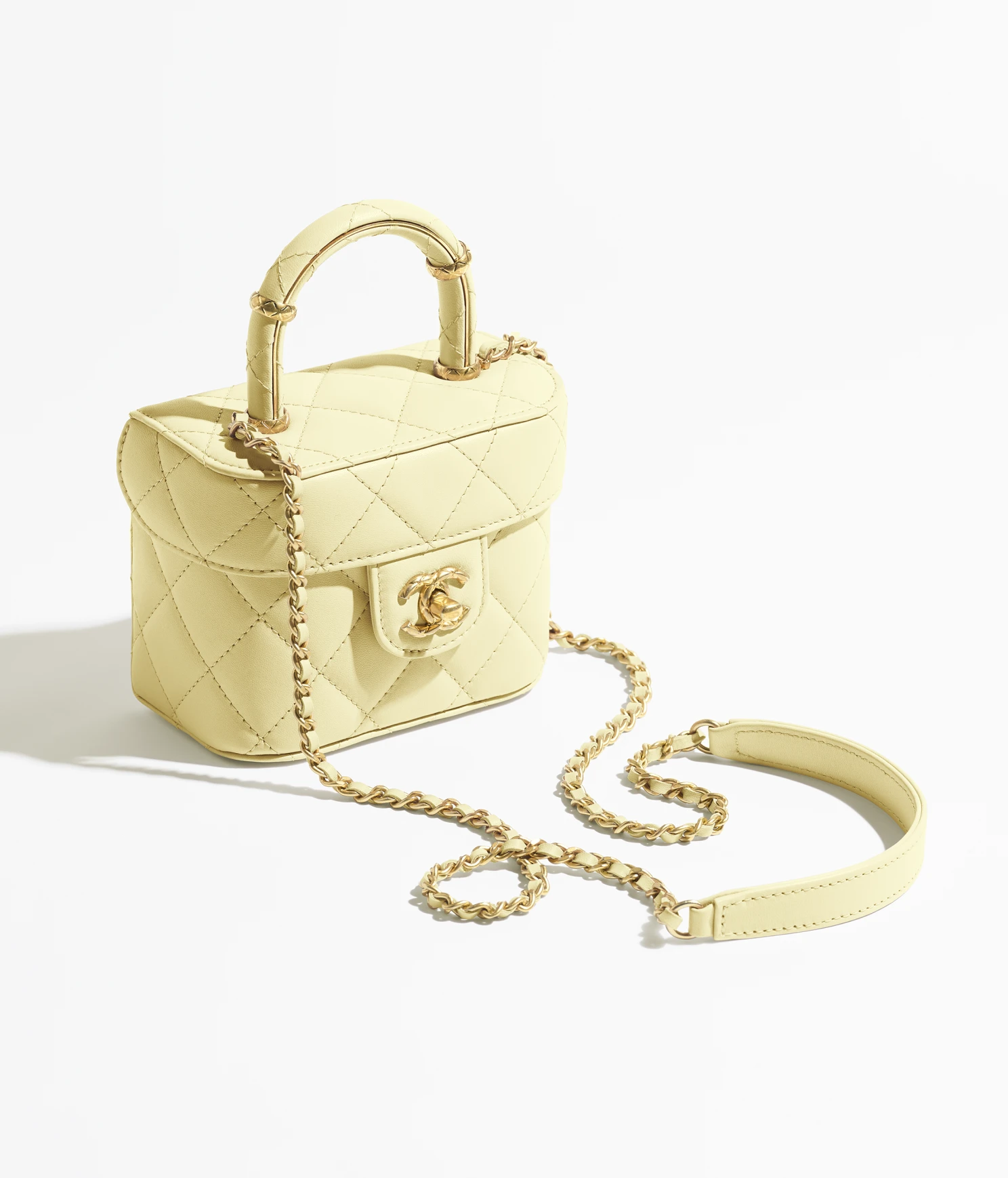 PETITE TROUSSE DE VANITY - Jaune clair - luxuryevafr