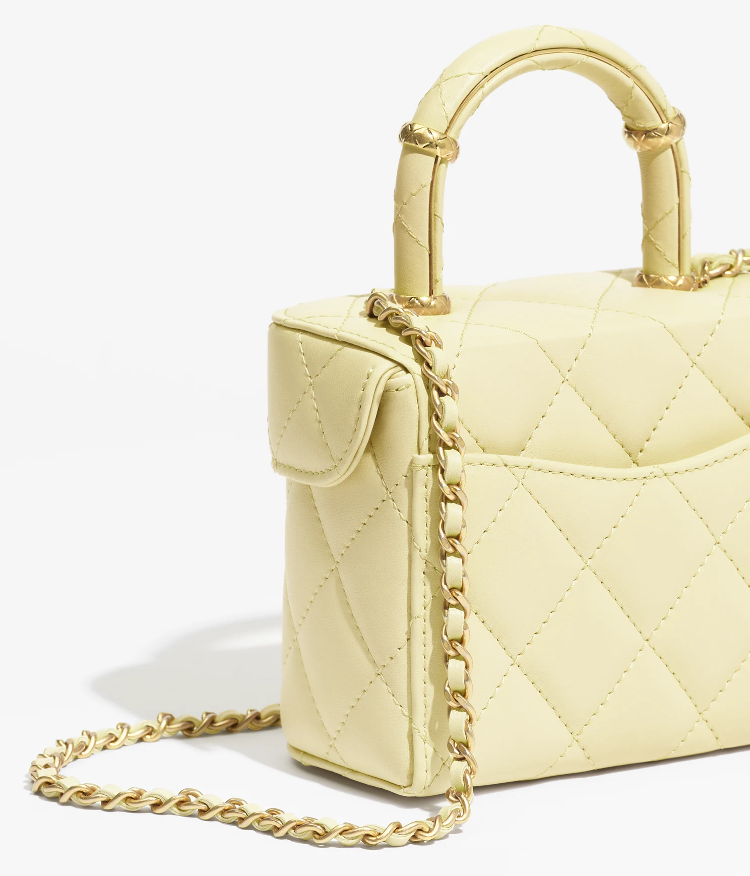 PETITE TROUSSE DE VANITY - Jaune clair - luxuryevafr