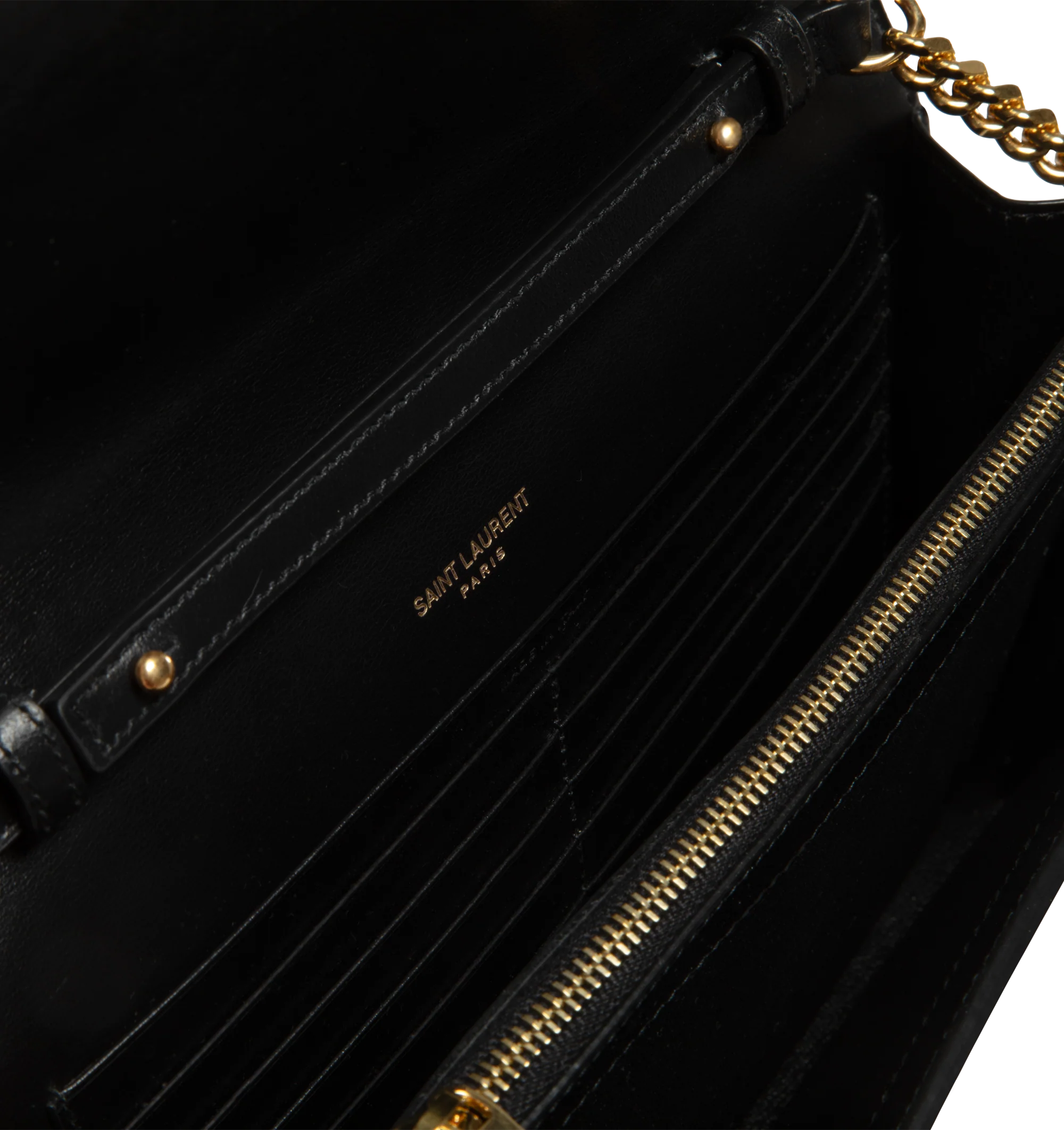 PORTEFEUILLE À CHAÎNE CLASSIQUE - luxuryevafr