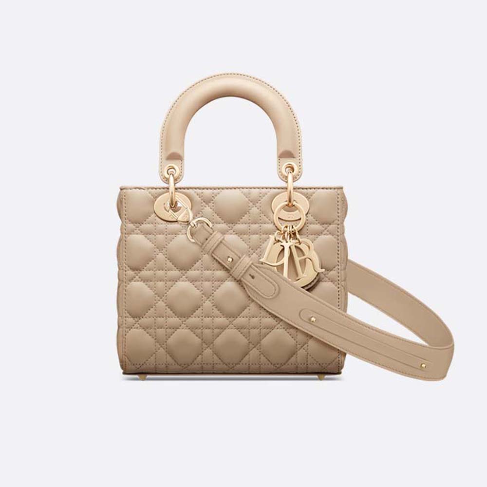 Dior Petit Lady — Cannage sable élégant - luxuryevafr