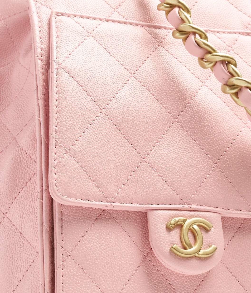 Sac à main CHANEL 25 Medium Rose clair - luxuryevafr