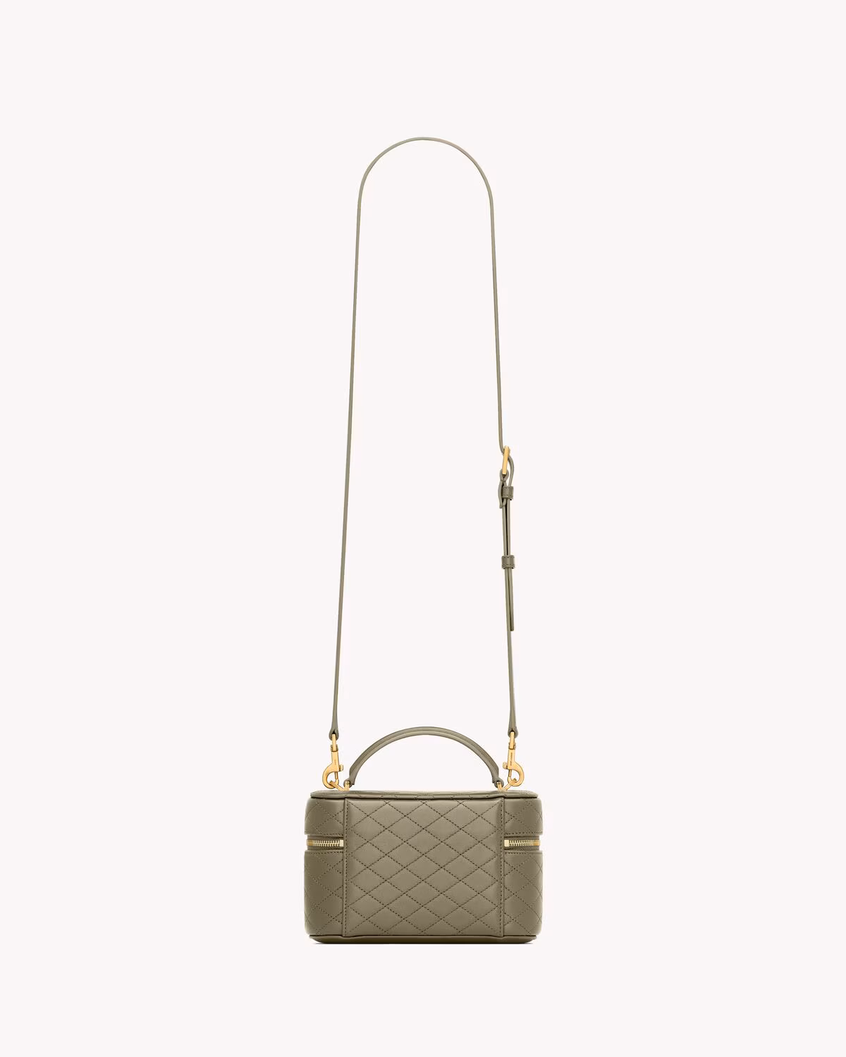 Sac vanity YSL GABY en cuir d'agneau - STRONG MOSS - luxuryevafr