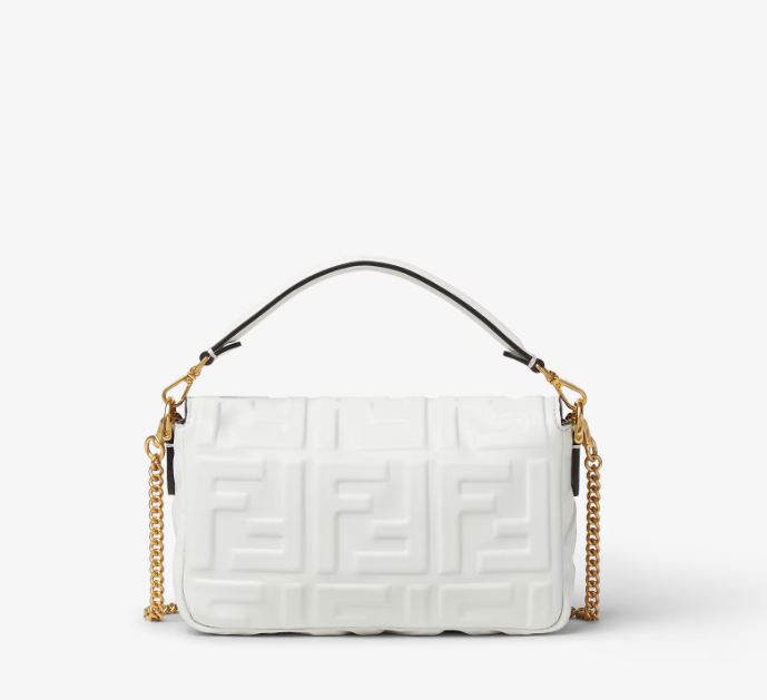 Mini Baguette FENDI Blanche - luxuryevafr